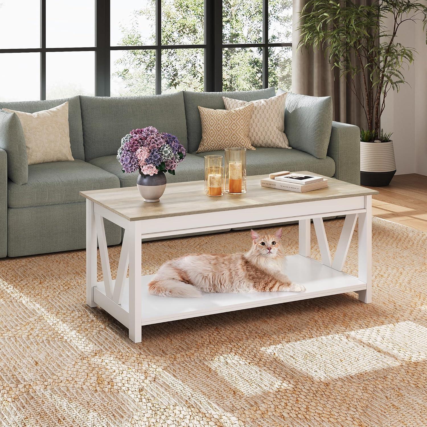 Our Take on the WLIVE Coffee‌ Table: Stylish, Sturdy⁣ & Spacious