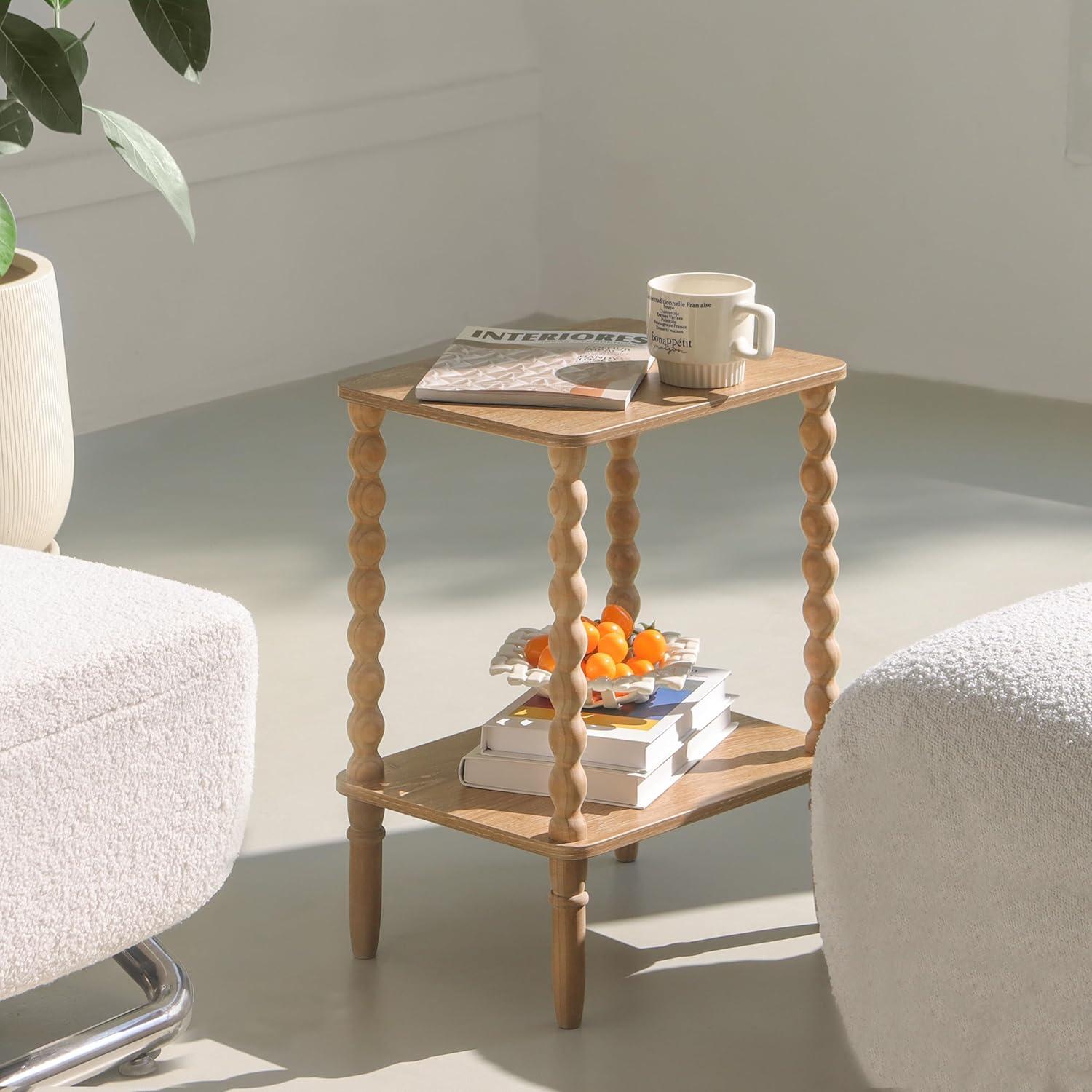 Our Take on the Rustic Walnut Small End Table: Stylish & Practical