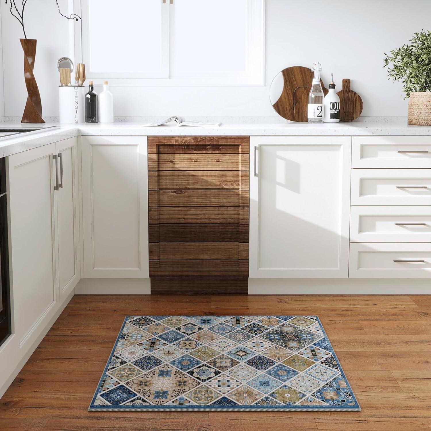 How Our ⁣Washable Boho Rug Stands Up to ‍Kids, Pets & Life