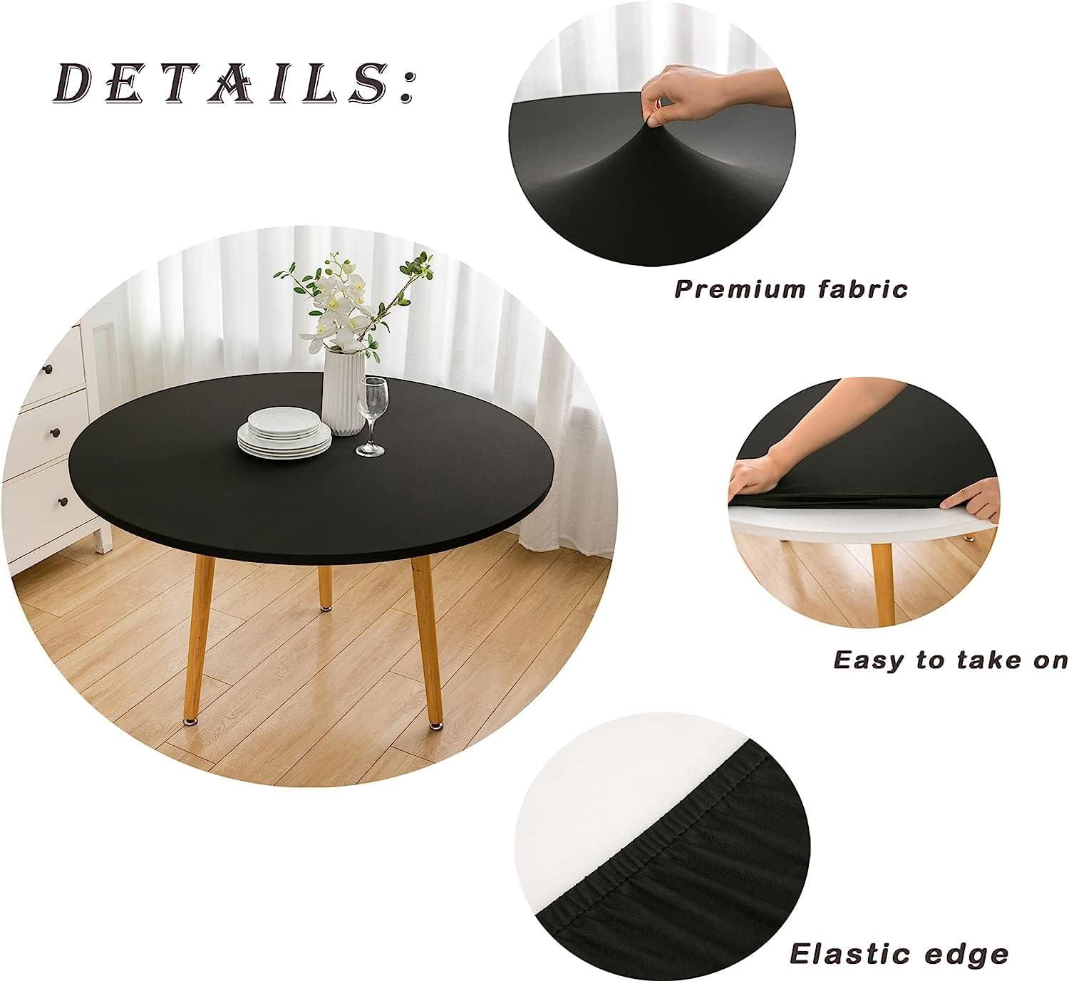 How⁤ We Loved the Wood Panel Round Table cloth for Our 44