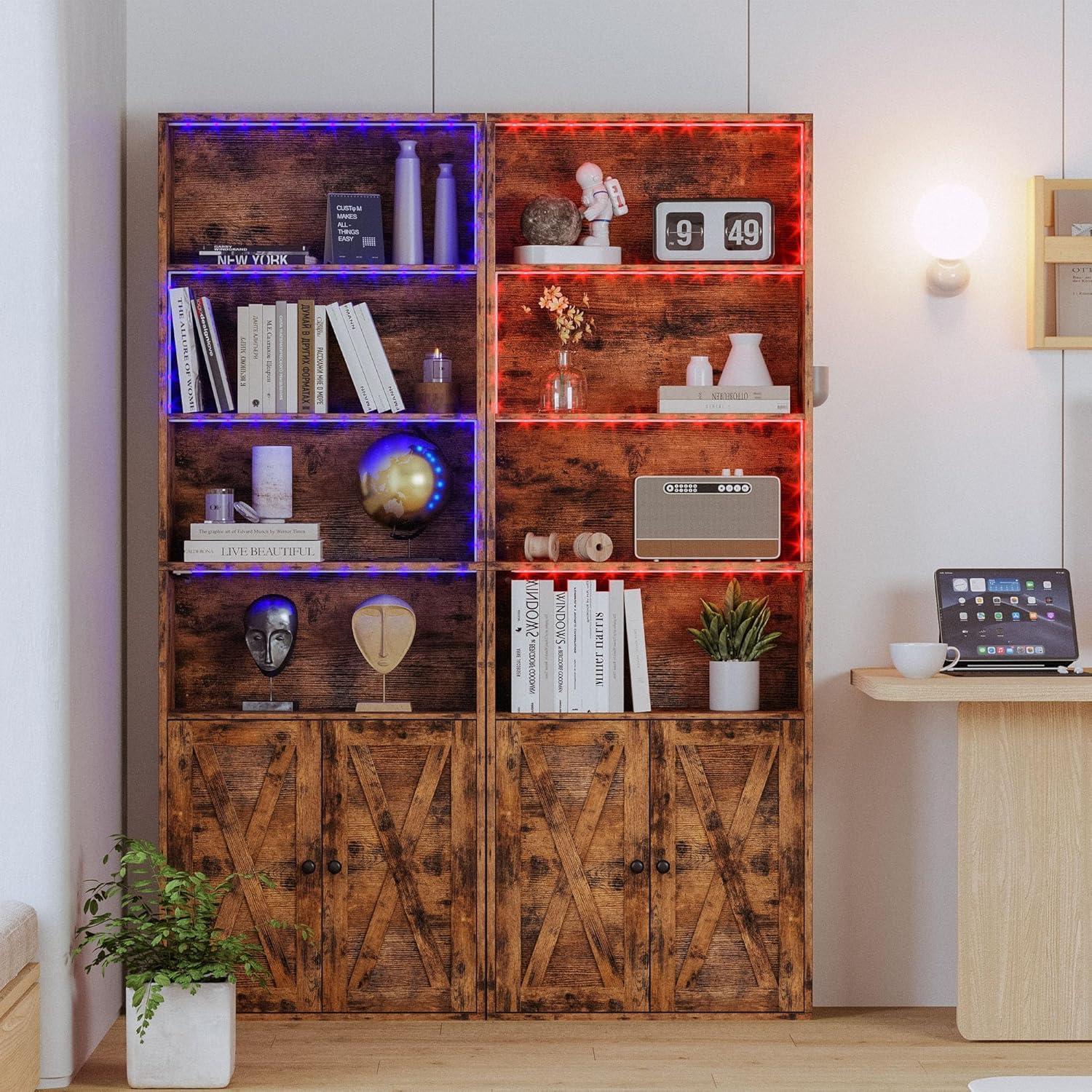 How ‌We Brightened Our Space with IRONCK's ⁤Tall LED Bookcase