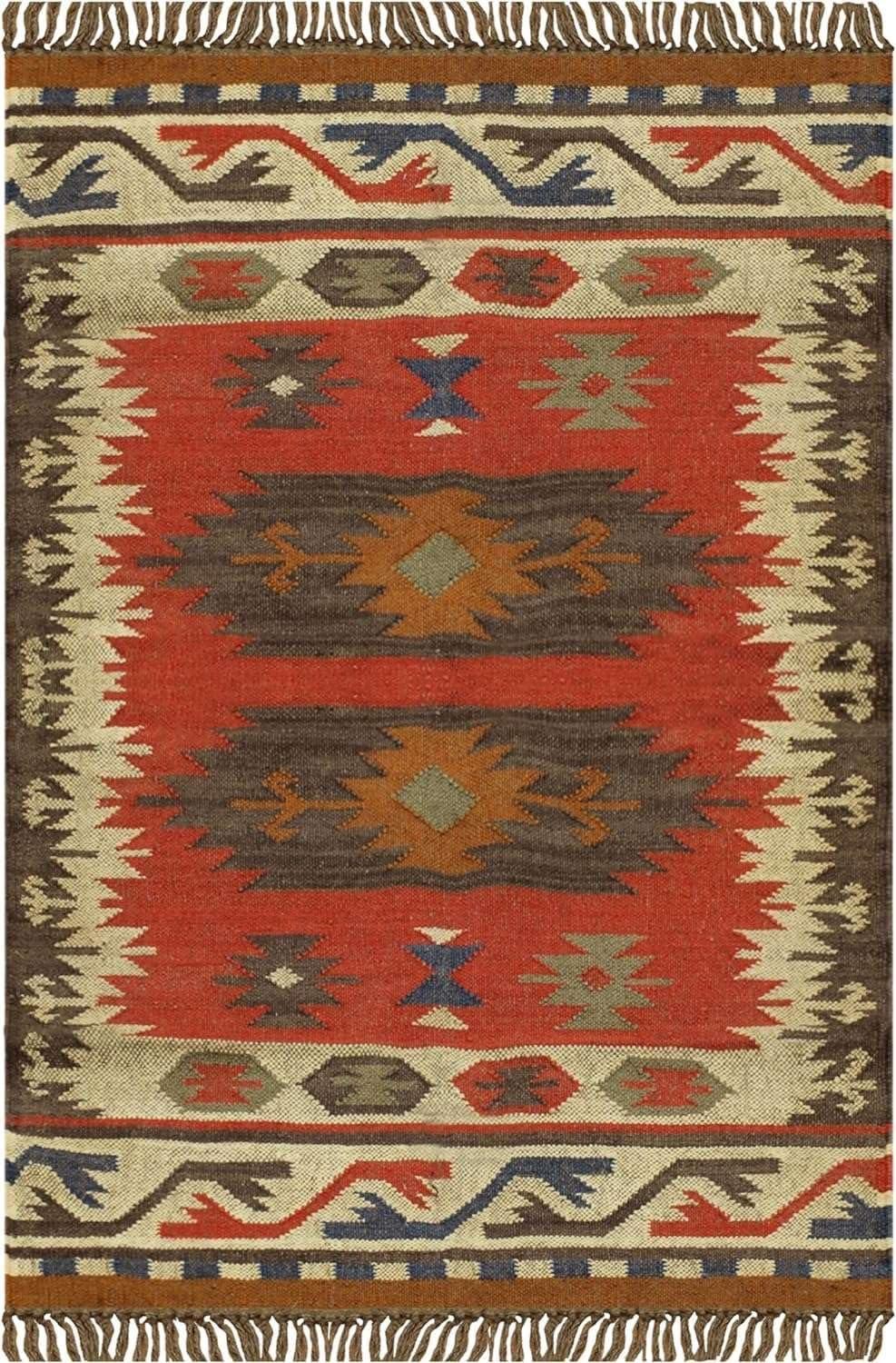 our Honest Take on the 8x10 Kilim Wool Jute Rug: Stylish & Durable