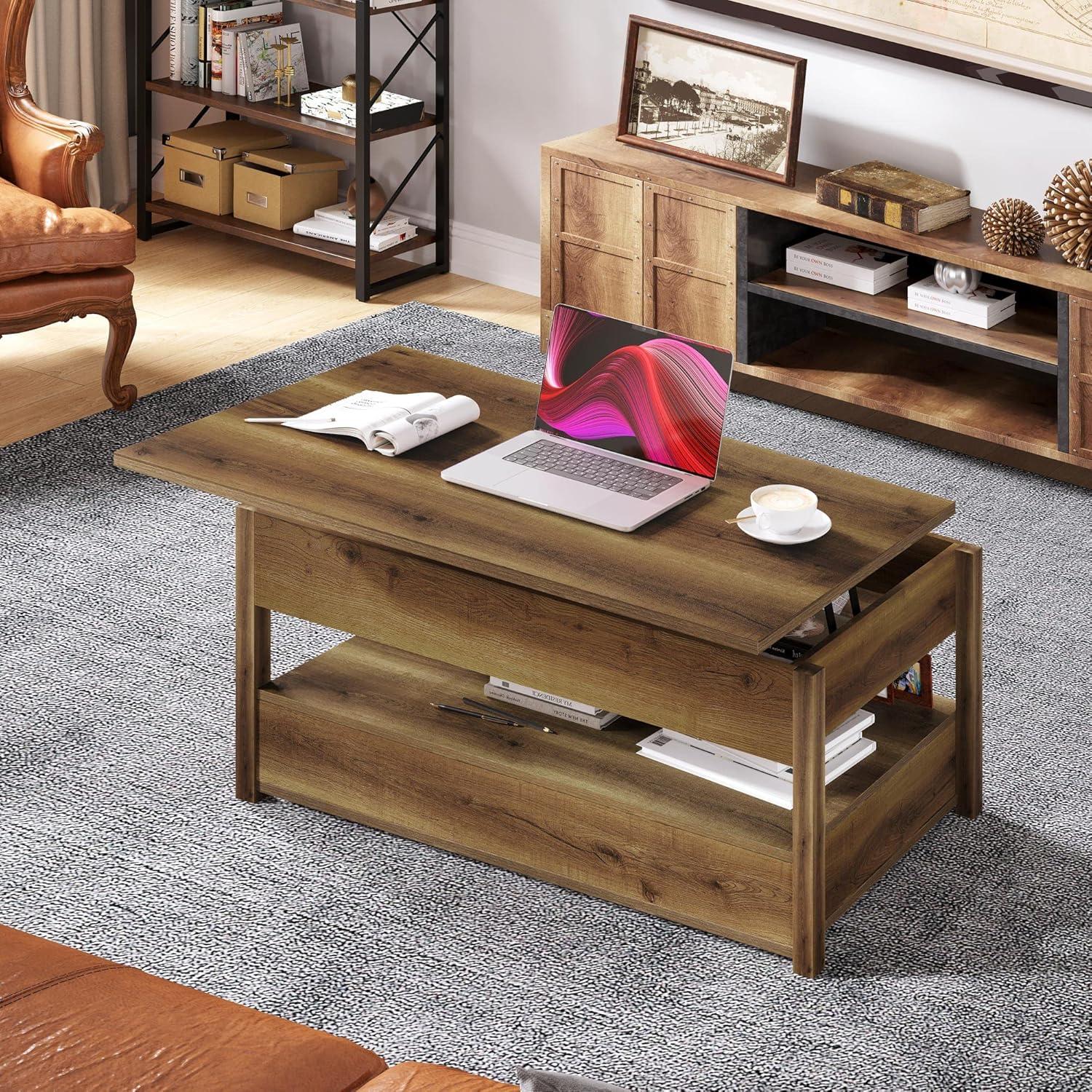 How​ We Loved ‍the ​YITAHOME Lift Top Coffee Table's Smart Storage