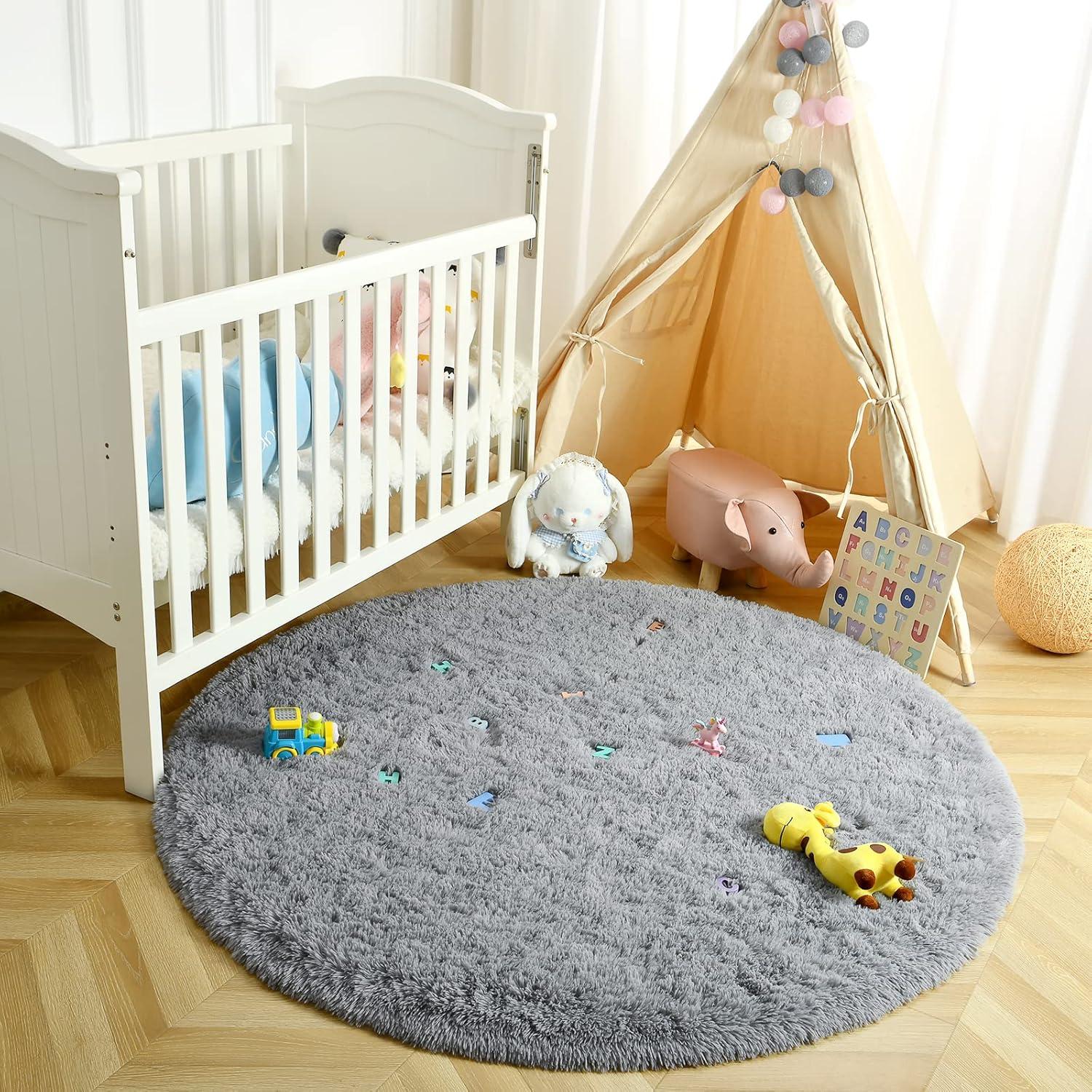 Why We ⁤Love⁣ Our⁣ LOCHAS Super ⁣Soft Fluffy Kids' Round Rug