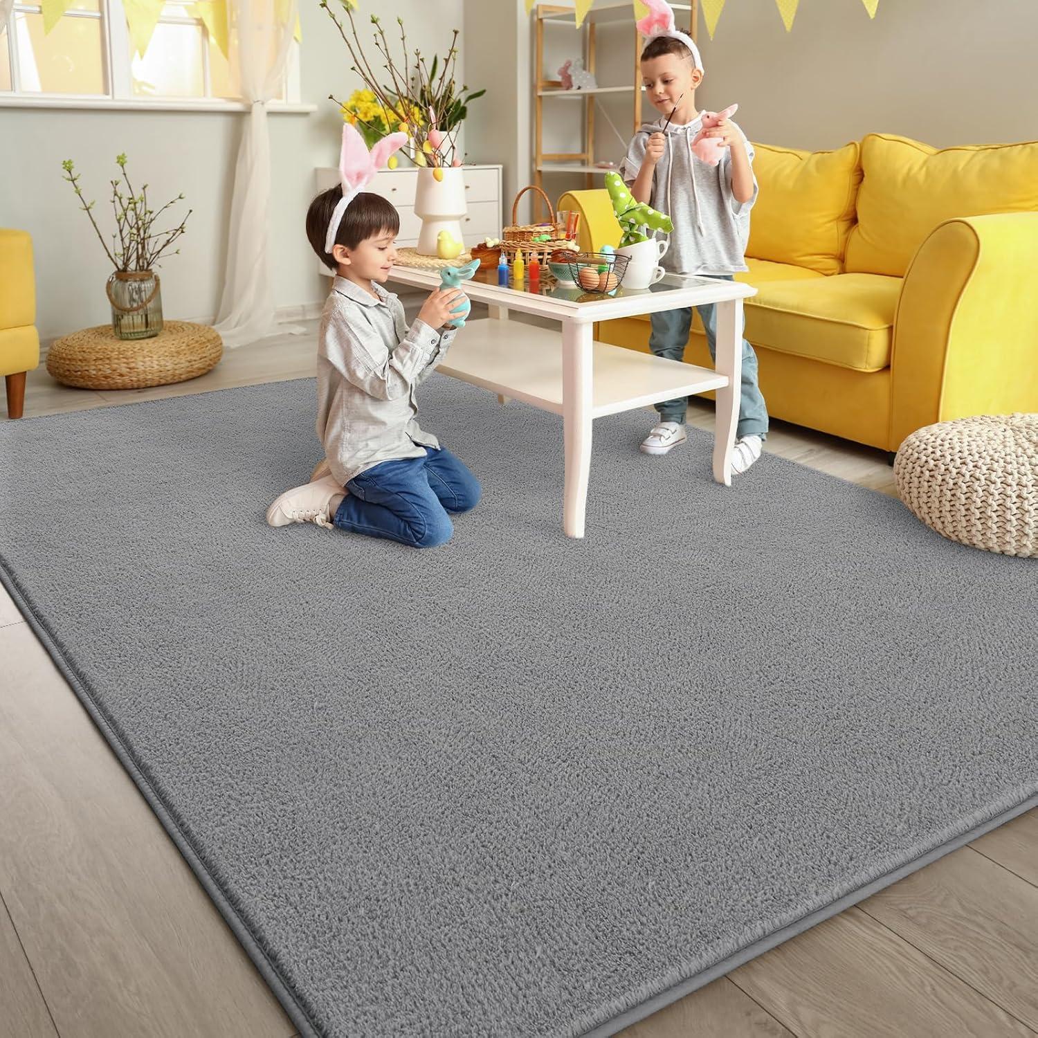 Why We Love Pettop's ⁤Plush⁤ Grey ⁢Memory-Foam Area Rug