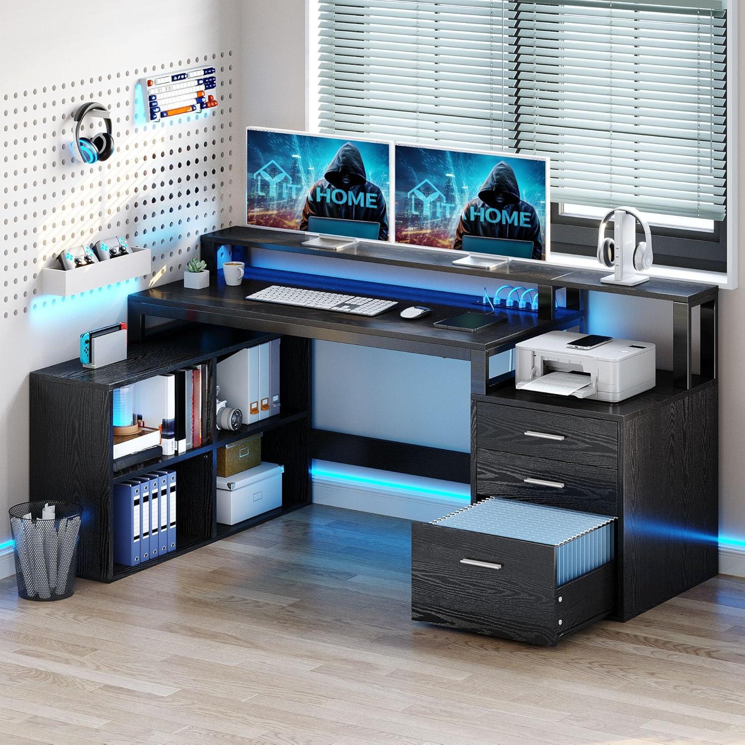 our Honest Take on the YITAHOME L Shaped Desk's Features and Fit