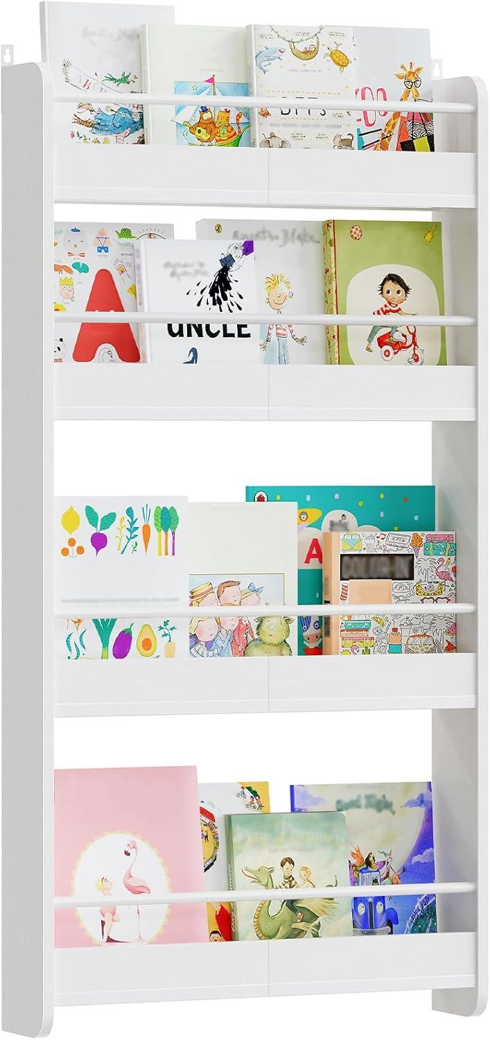 How We Organized Our Kids' Books with a Stylish Wall Shelf
