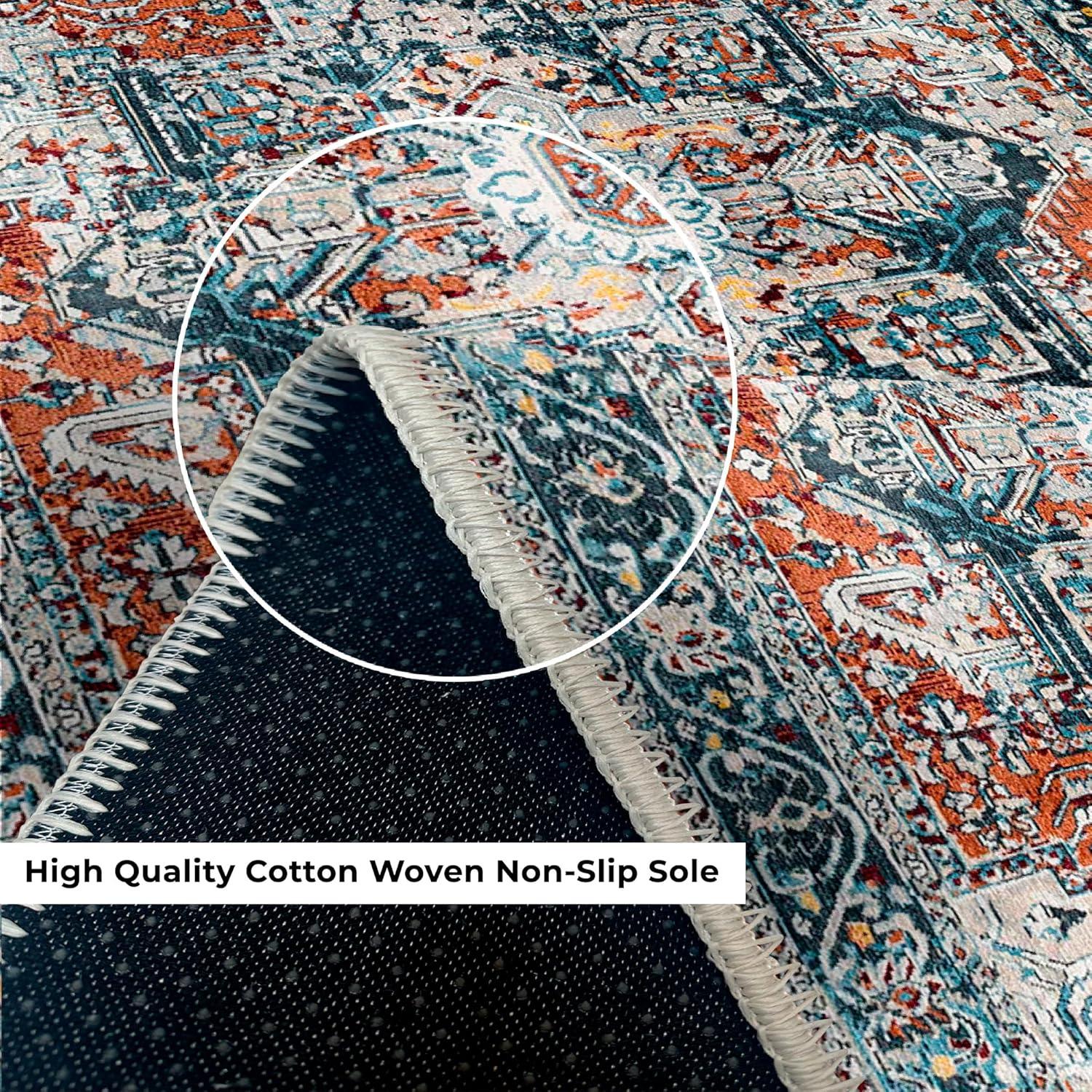 Why We Love Our HomeNette Blue Rug: Stylish, Safe & Washable