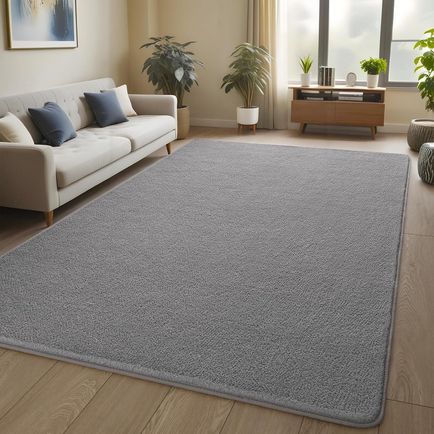 Why We Love‌ Pettop's Plush Grey Memory-Foam‍ Area Rug