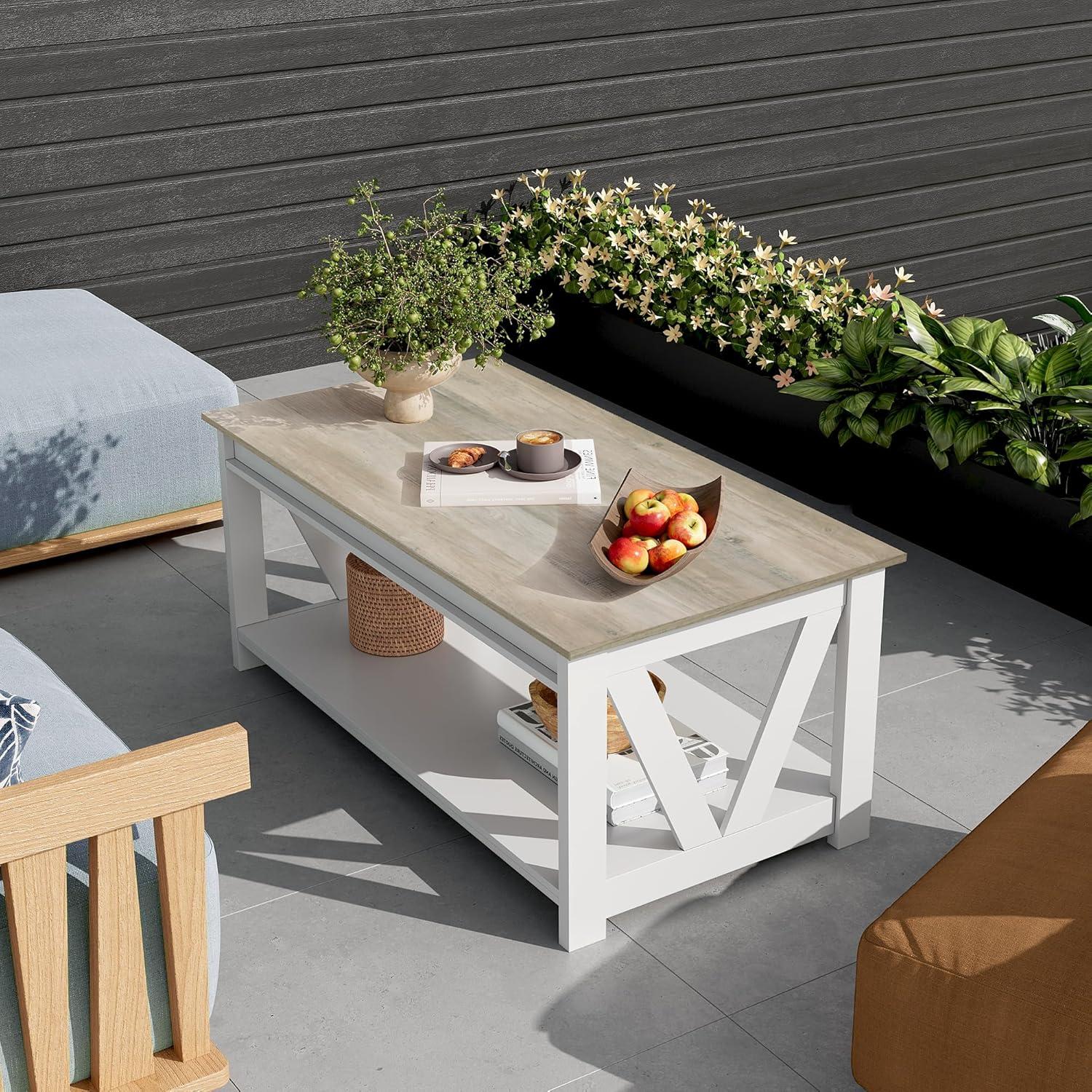 Our Take on the WLIVE Coffee Table: Stylish, sturdy & Spacious