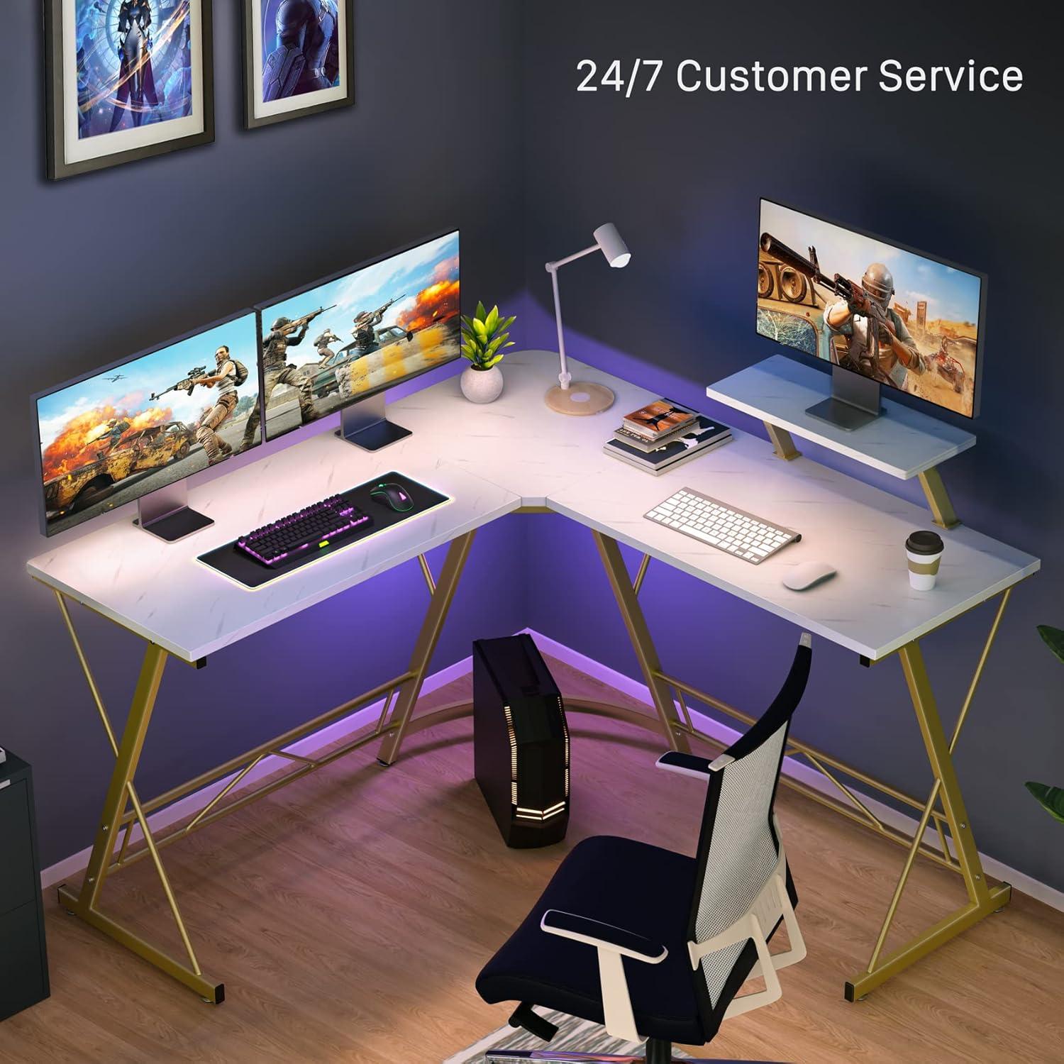Our Honest Take: Mr IRONSTONE L shaped Desk for Gaming & Work