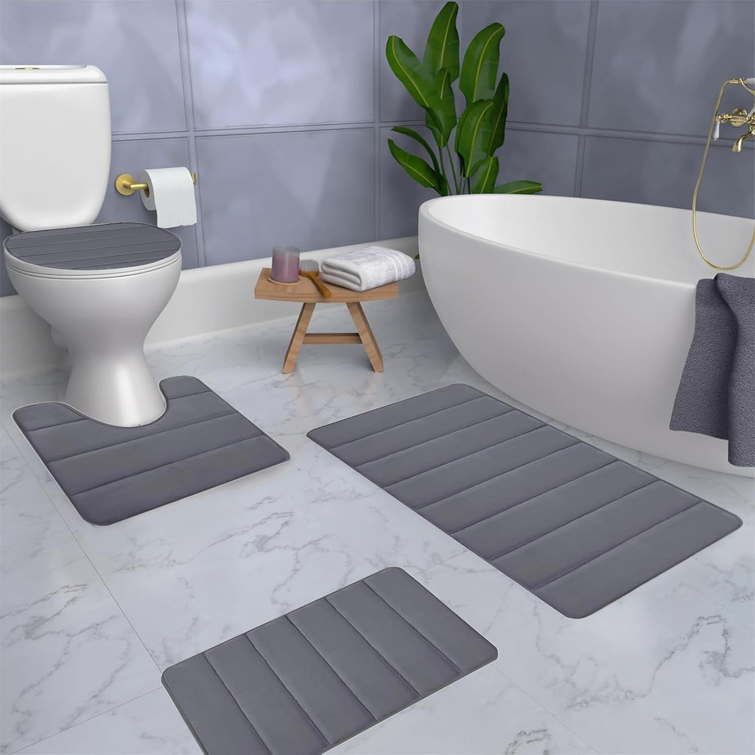 Our Honest ⁣Take on the​ Soft & Cozy 4-Piece Bath Rug set