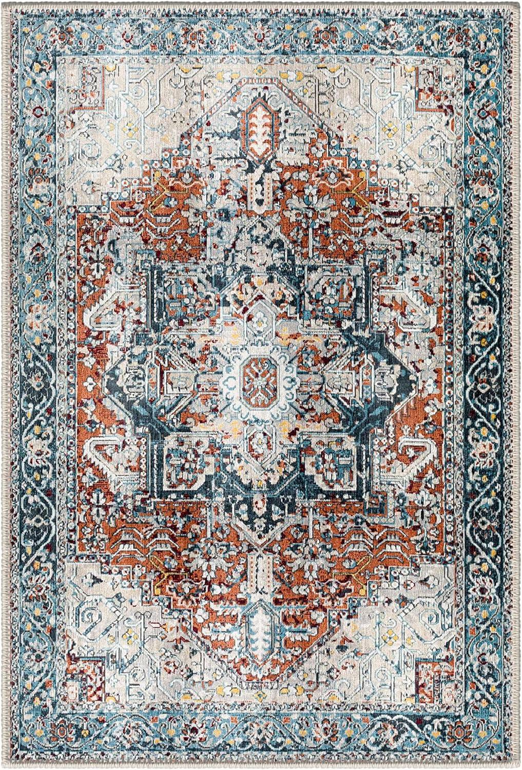 Why We love Our HomeNette Blue Rug: Stylish, Safe & Washable