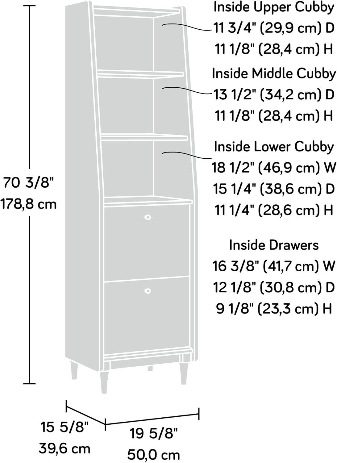 How We Loved the Sauder Harvey Park tall⁢ Bookcase's ​Chic storage