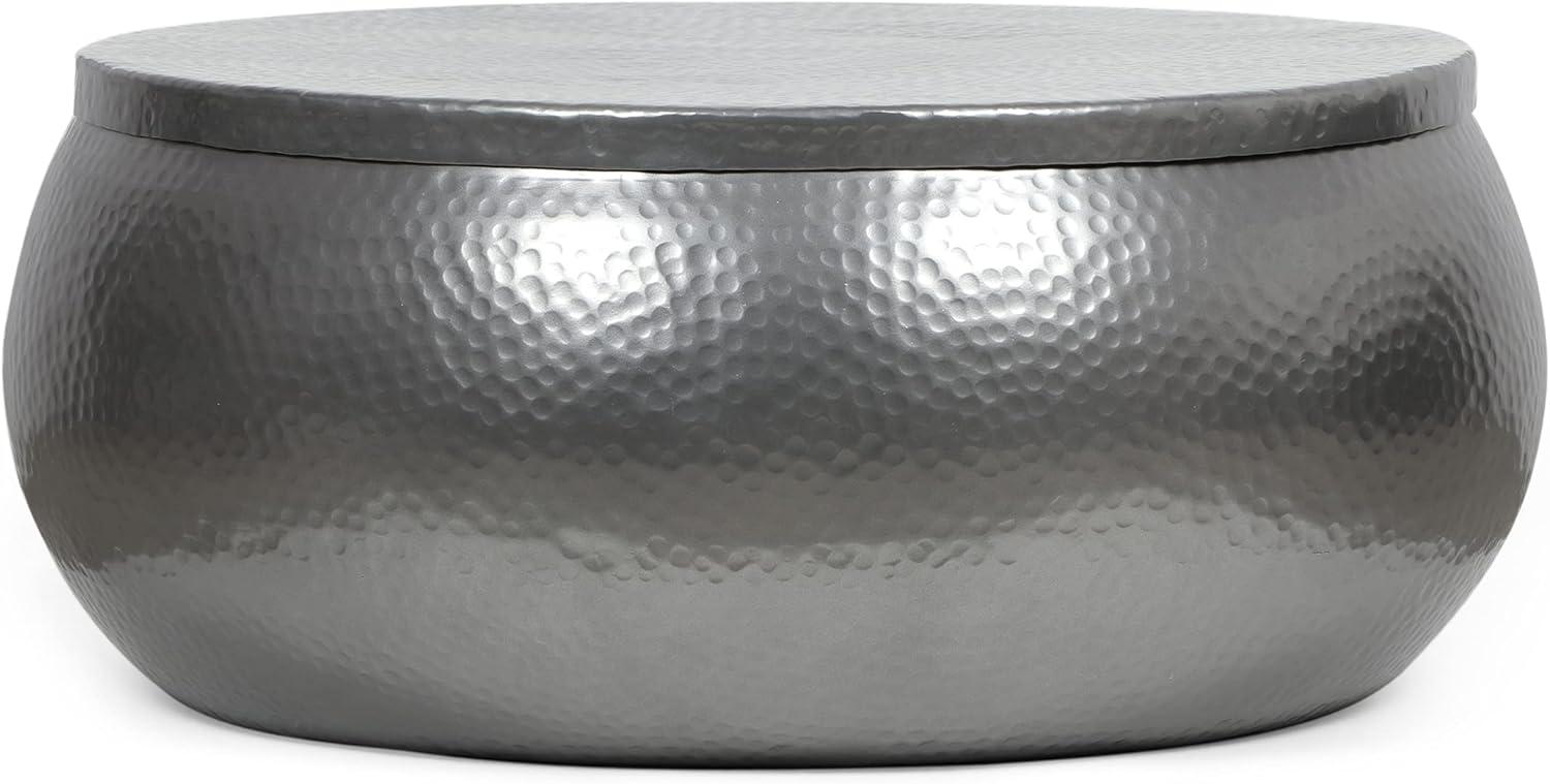 Our take on the Aluminium Drum Coffee ‌Table: Stylish & Versatile