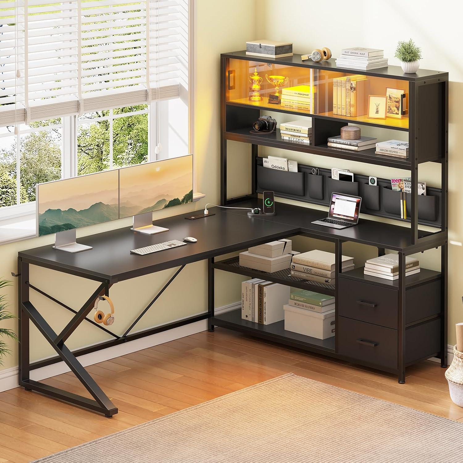 Discovering the SEDETA L Shaped Desk: Storage, Space & Style combined