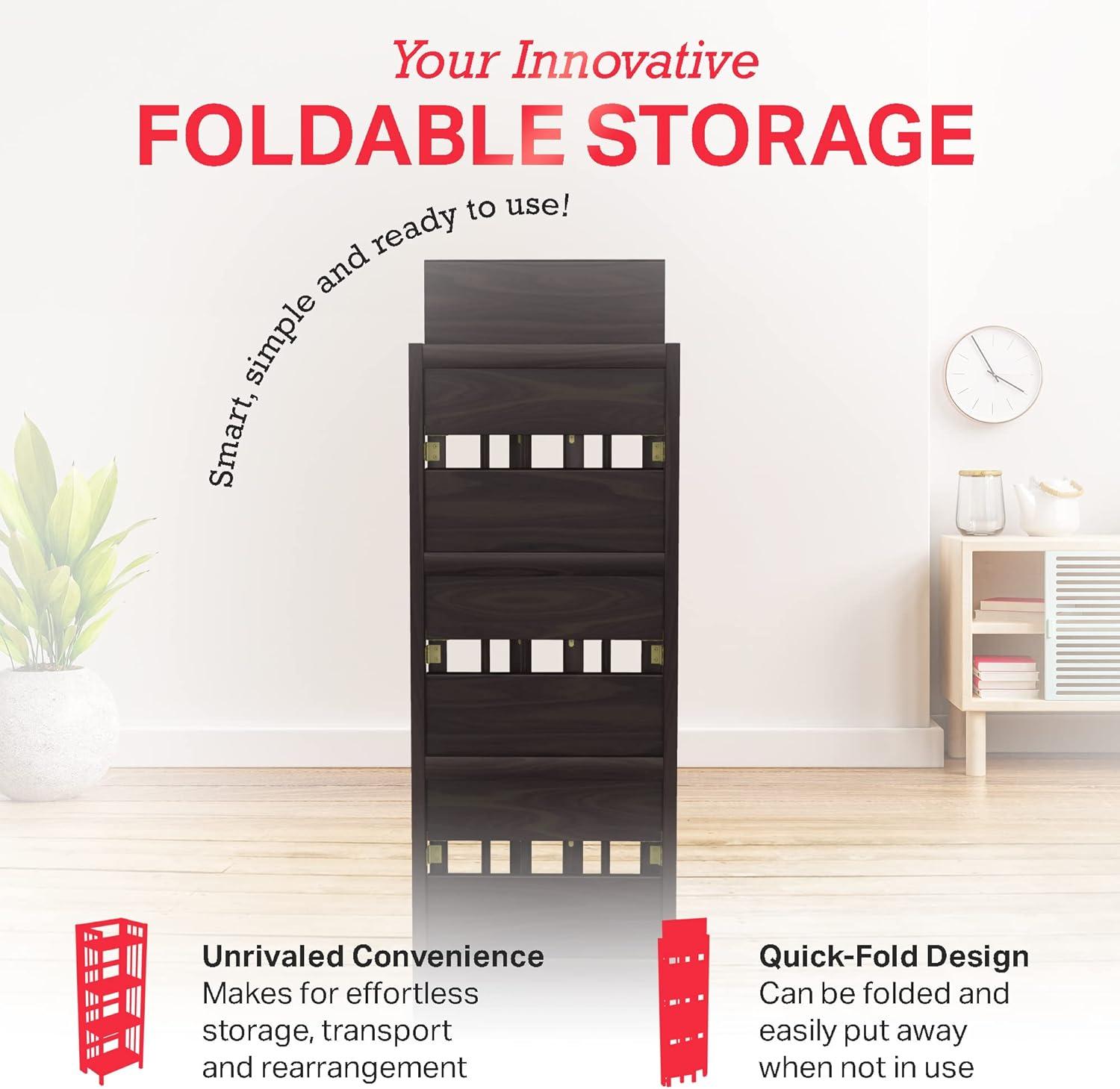 How ‌We​ Decluttered Fast with Stony Edge's​ Folding Bookshelf