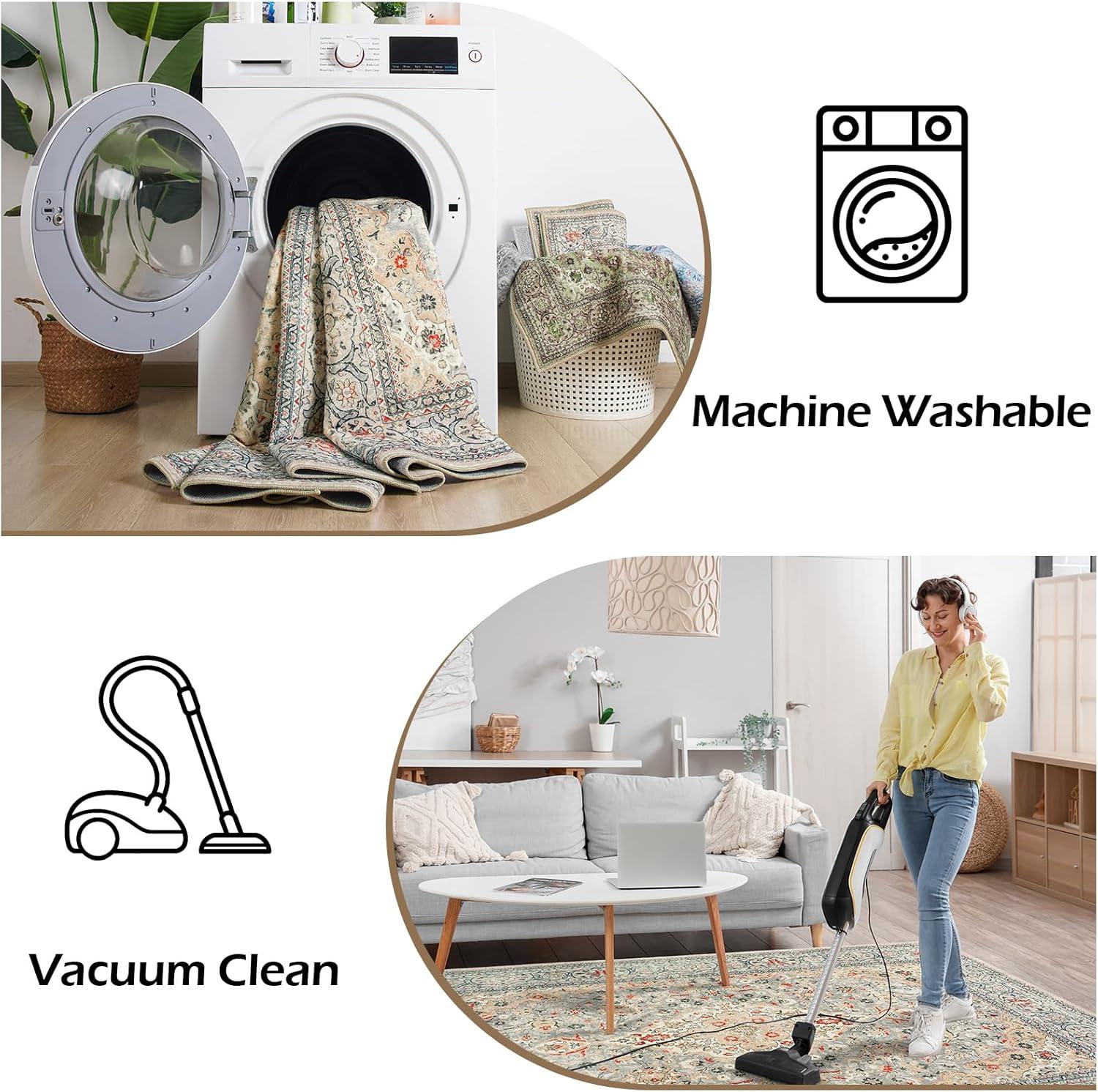 Our Honest Take: Goideal's Washable Beige Rug for Every Room