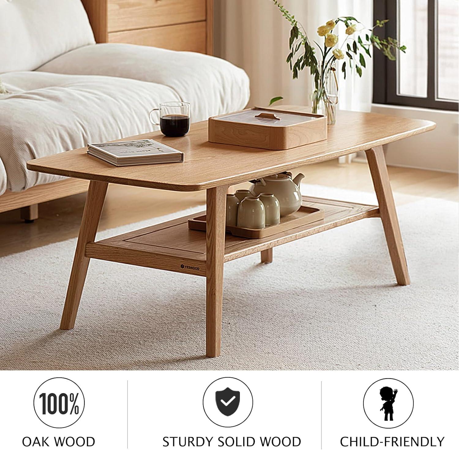 why ‌We‌ Love Our 2-Tier Oak⁢ Coffee Table: Stylish, ‌Safe & Spacious