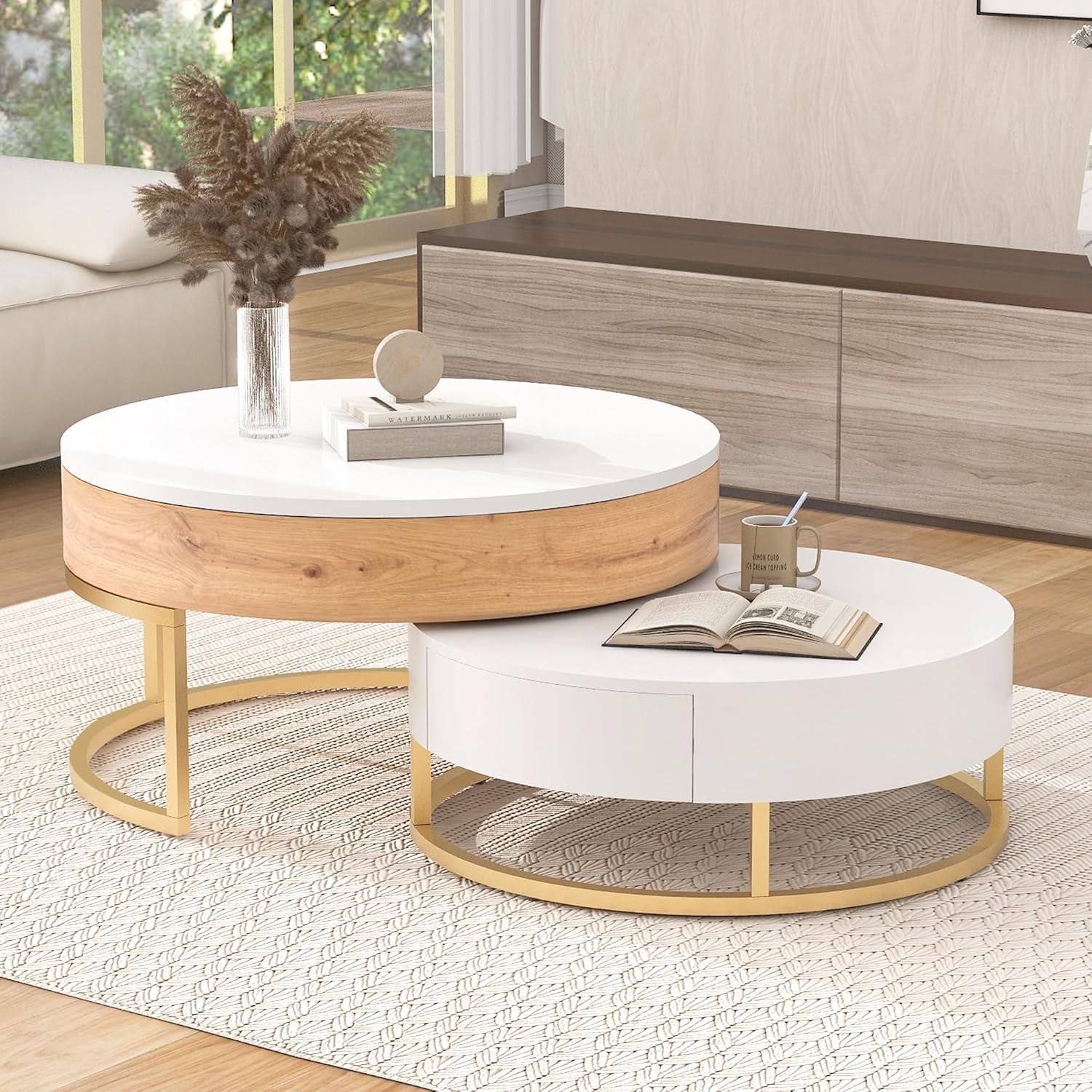How We Loved the Merax Lift-Top Coffee Table's Style ​& Storage