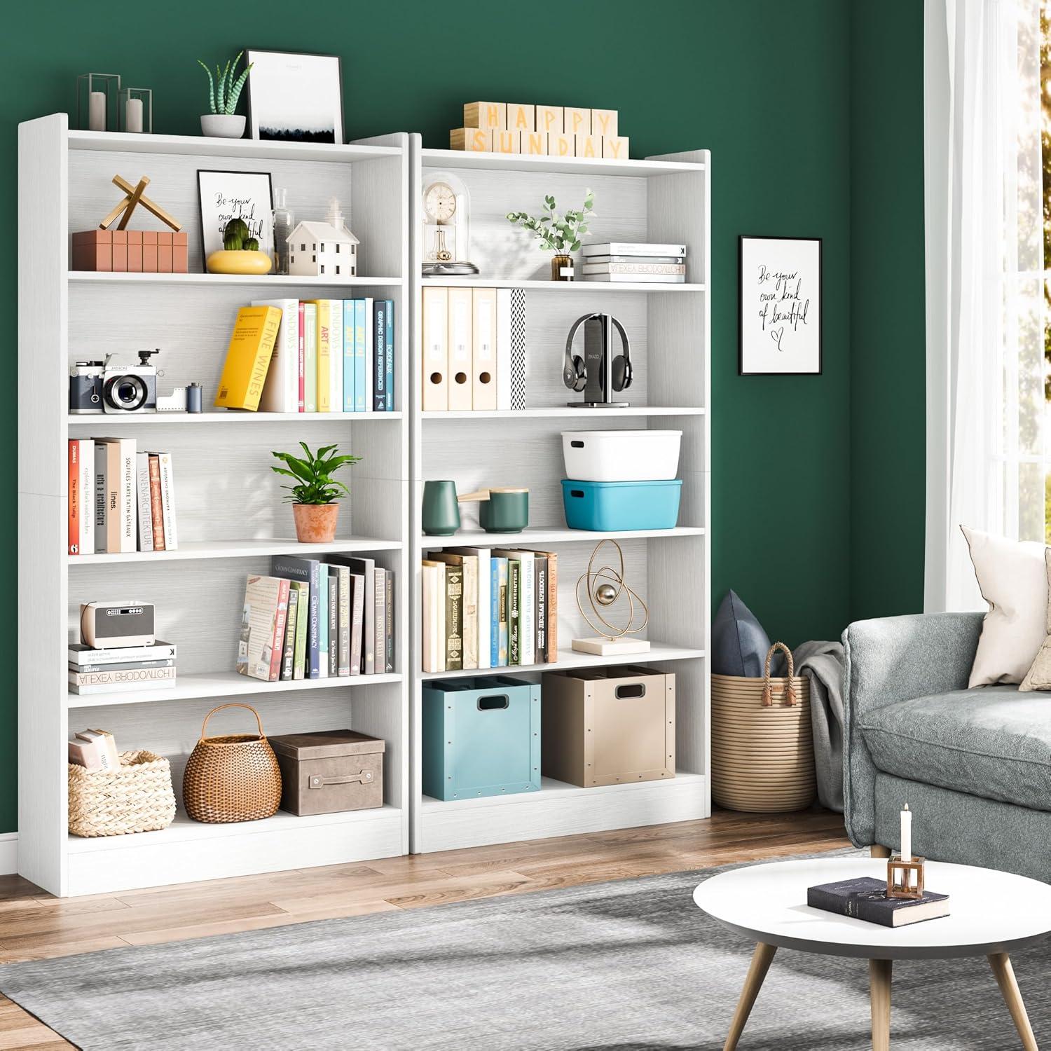 How We Organized‍ Our Space with Tribesigns' Sturdy 6-Tier Bookcase
