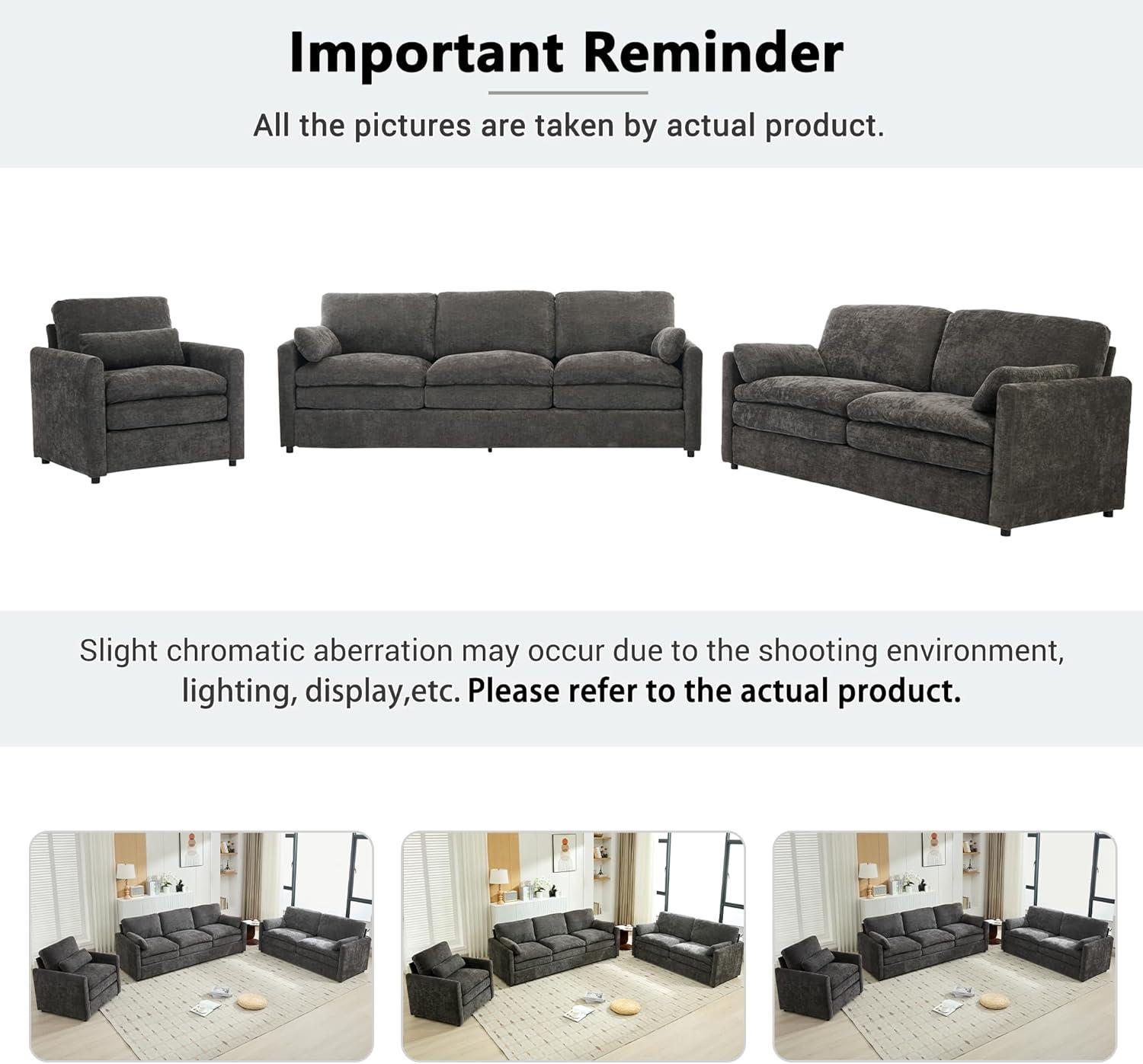 Why We Think the Harper & bright⁤ Chenille sofa Set Fits Our Living Room Perfectly