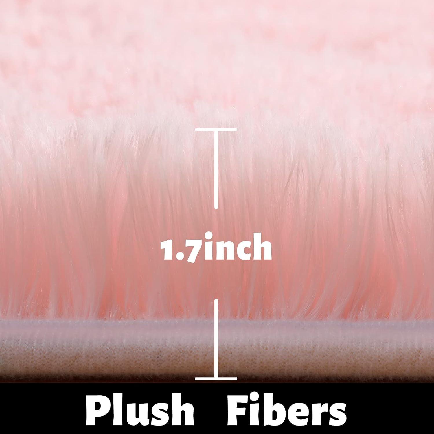 Our ‍cozy Pick: Fluffy Pink Area Rug Perfect for Kids' rooms