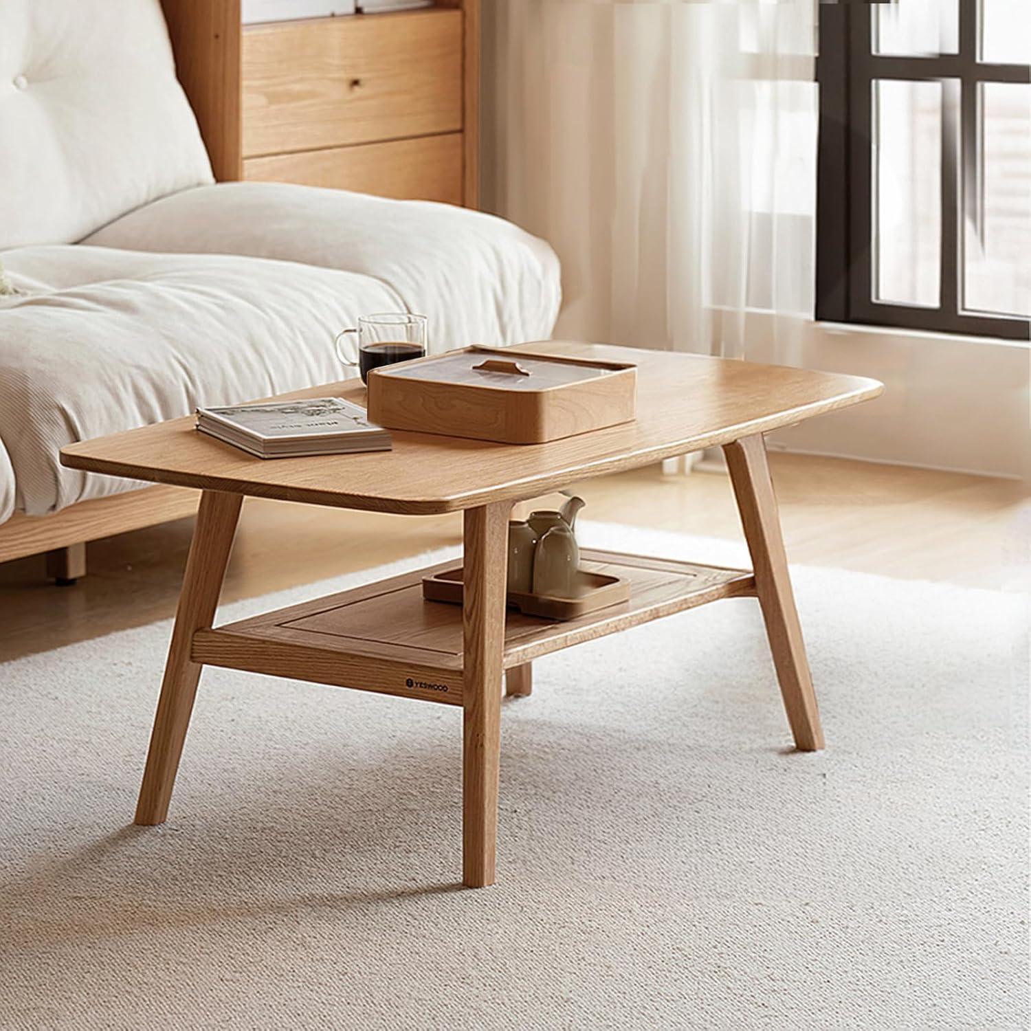 Why We Love Our‍ 2-Tier Oak Coffee Table: Stylish, Safe & Spacious