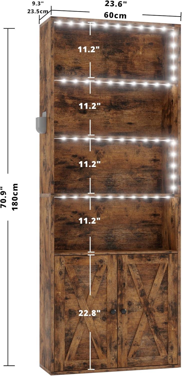 How We Brightened Our Space with IRONCK's Tall LED Bookcase