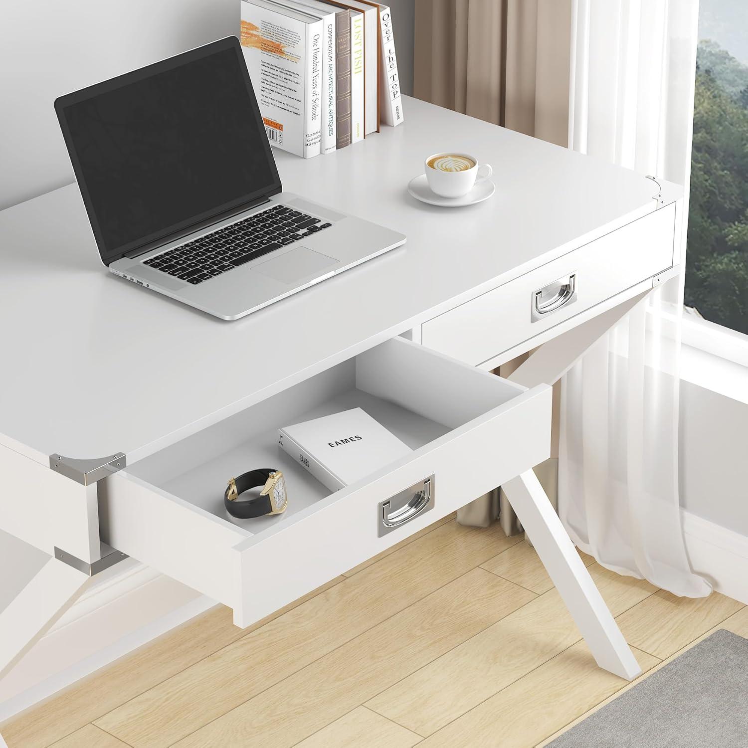 Why We Love the Bellemave White Desk: Space, Style, &⁣ Storage