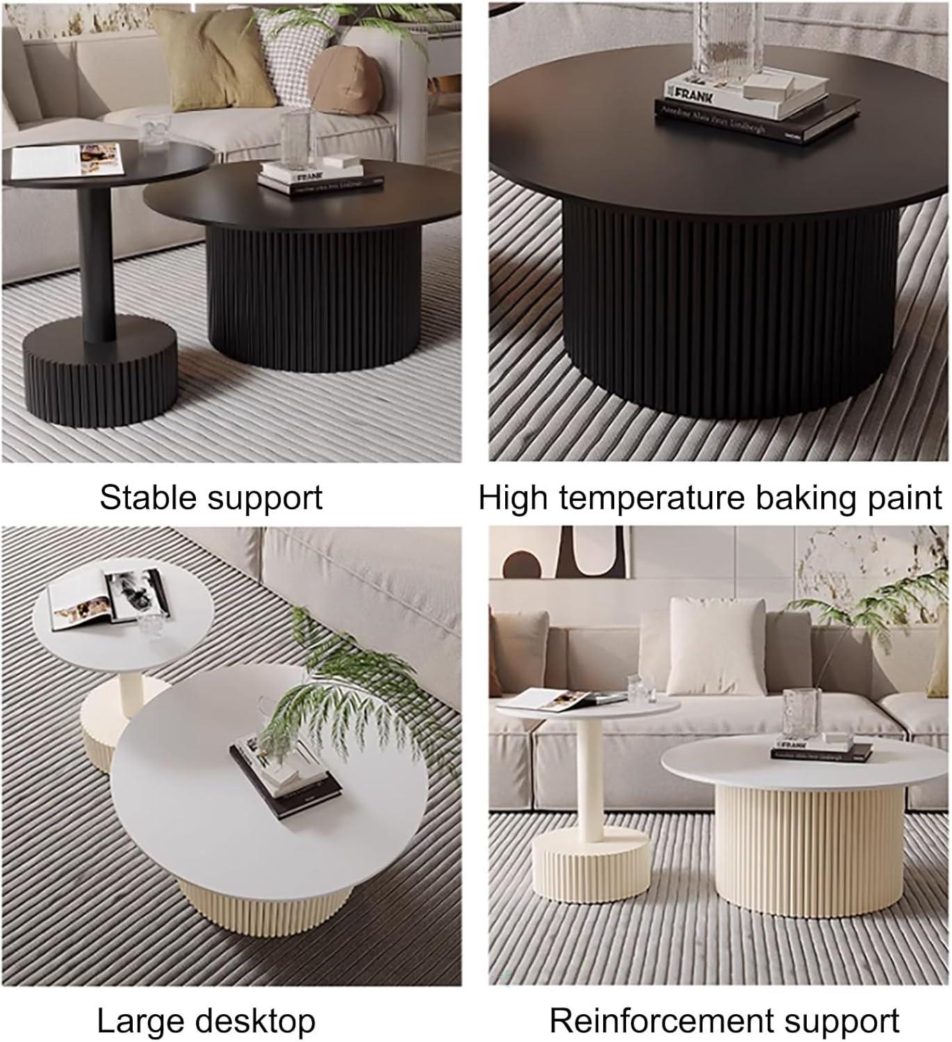 How We Transformed ‌Our Space with SKINII's Modern Coffee Table Set