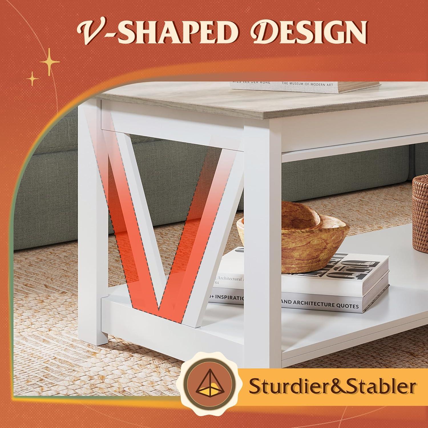 Our Take on the WLIVE Coffee ‌Table: Stylish,​ Sturdy & Spacious