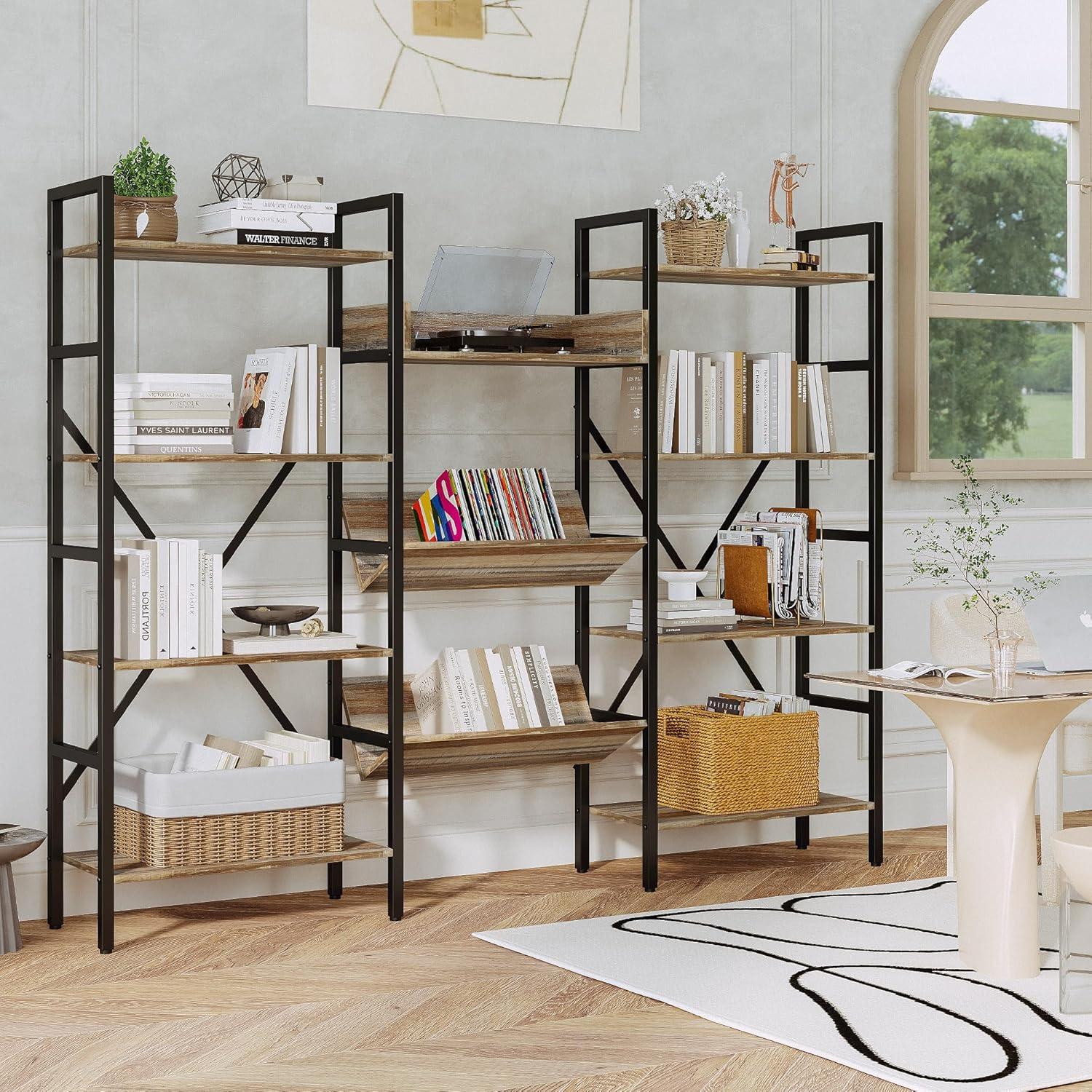 How ⁢We Organized Our Space with IRONCK's Industrial Bookcase