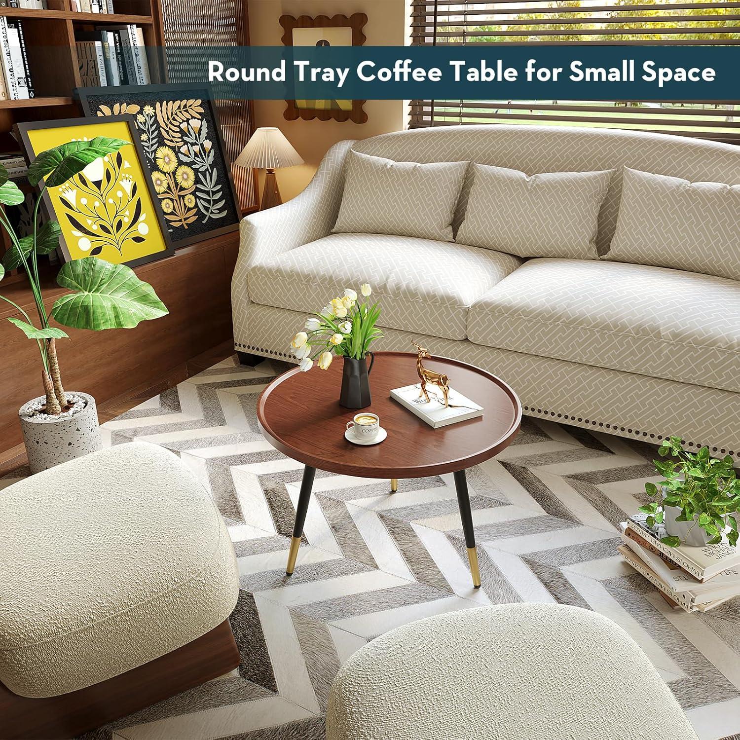 Our​ Take on the SAYGOER Round Coffee Table: Stylish, Sturdy & Simple