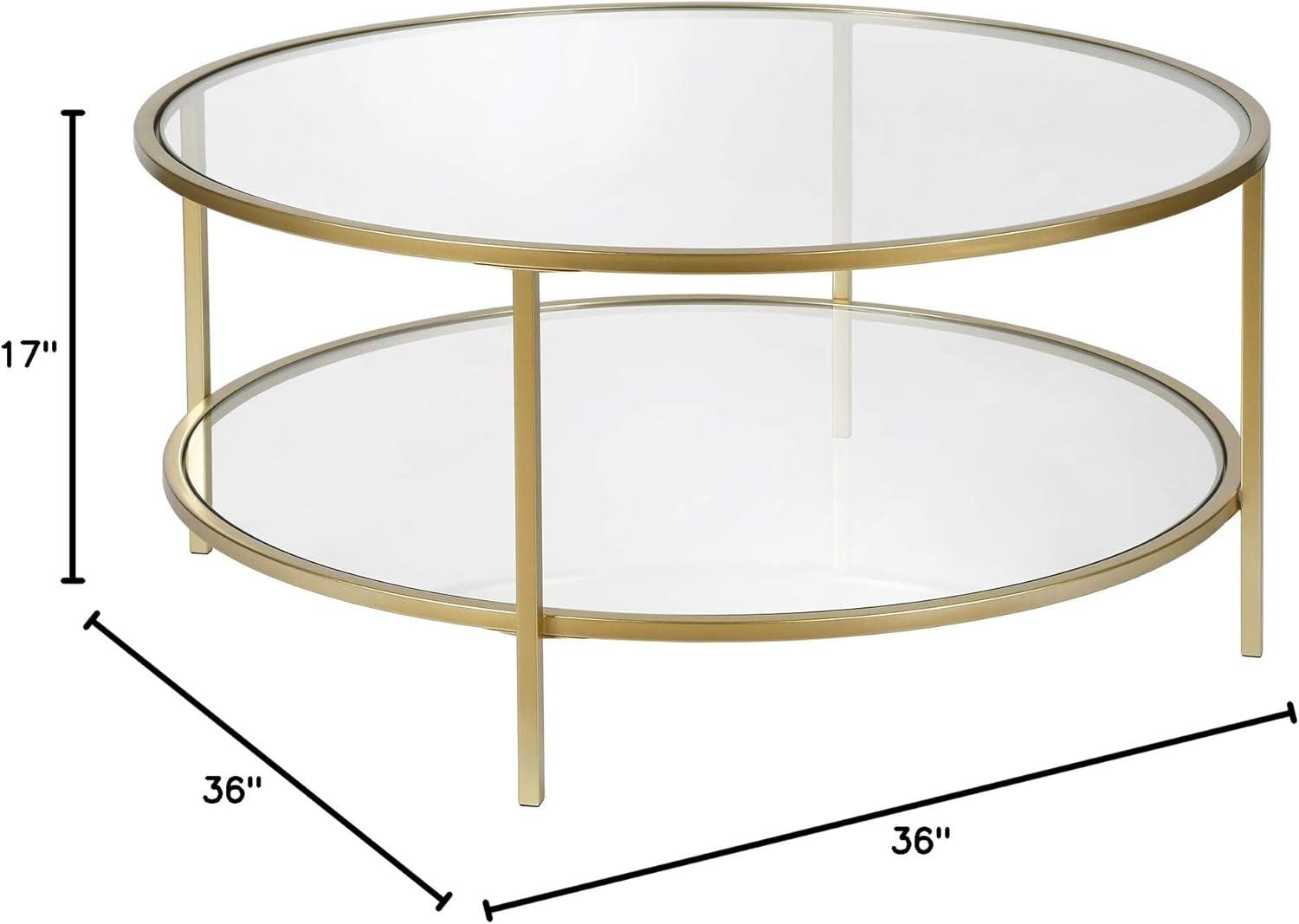 Why We Love‍ the Henn&Hart Brass Coffee ‍& Side Table‌ Duo