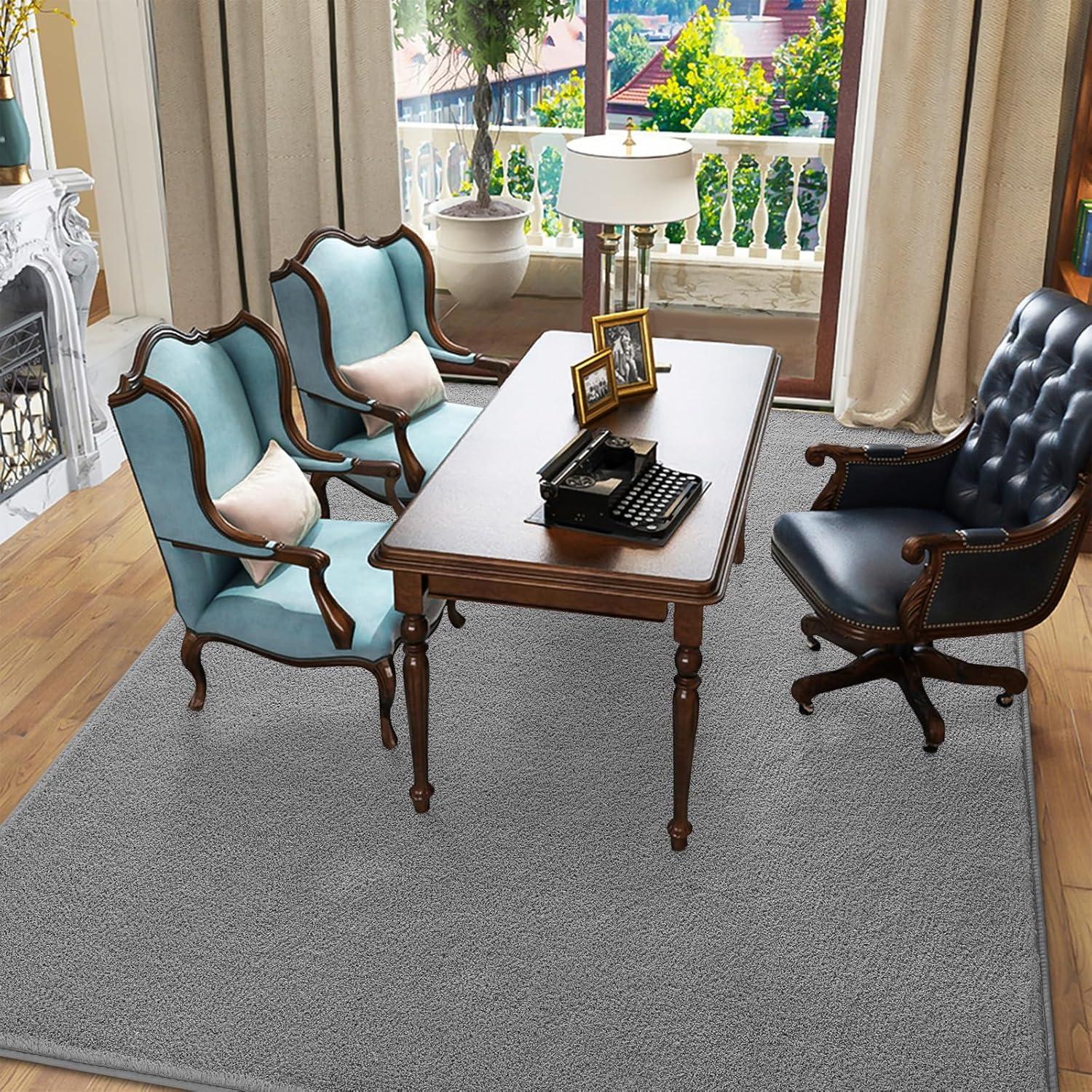 Why We Love Pettop's Plush grey Memory-Foam Area rug