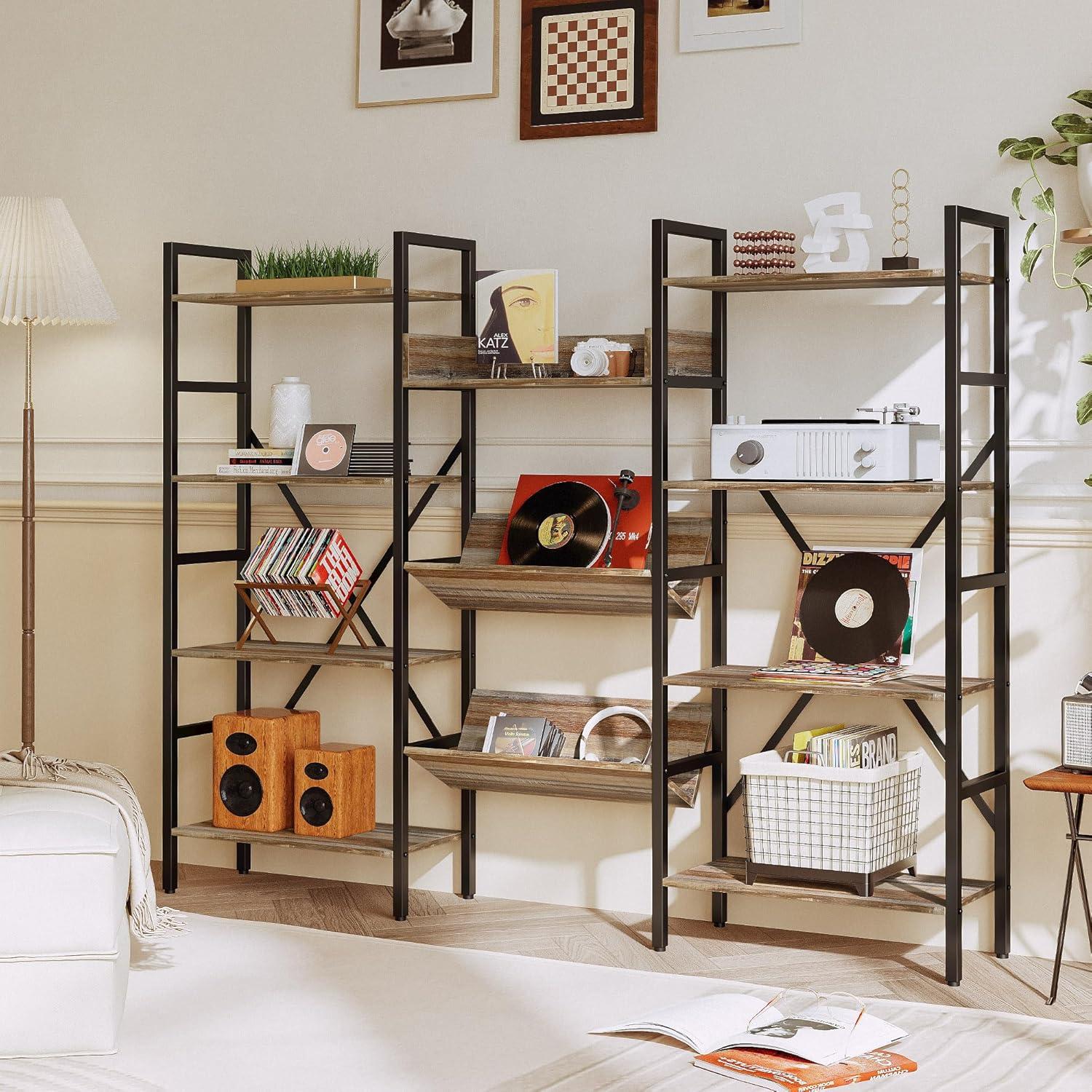 How We Organized Our ‌Space with IRONCK's Industrial​ Bookcase