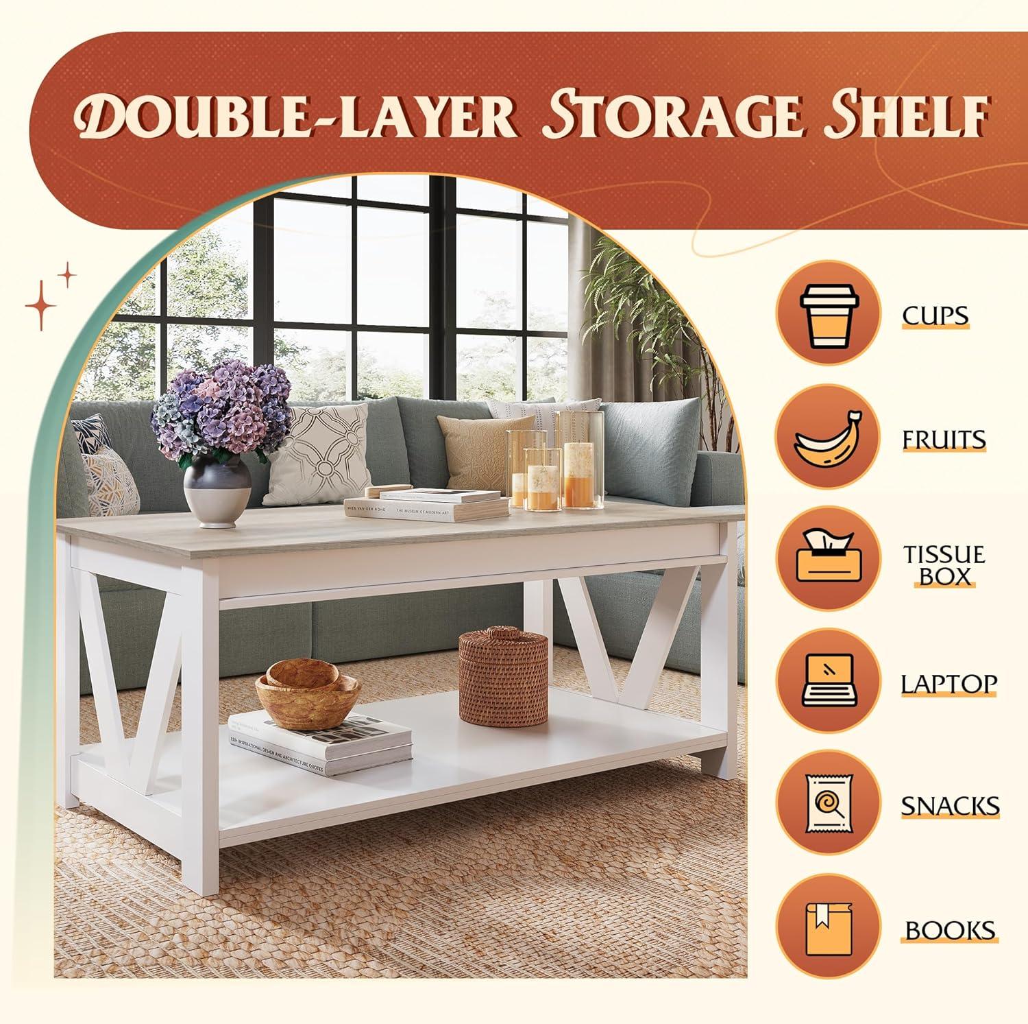 Our Take​ on the WLIVE Coffee Table: Stylish, ⁢sturdy & Spacious
