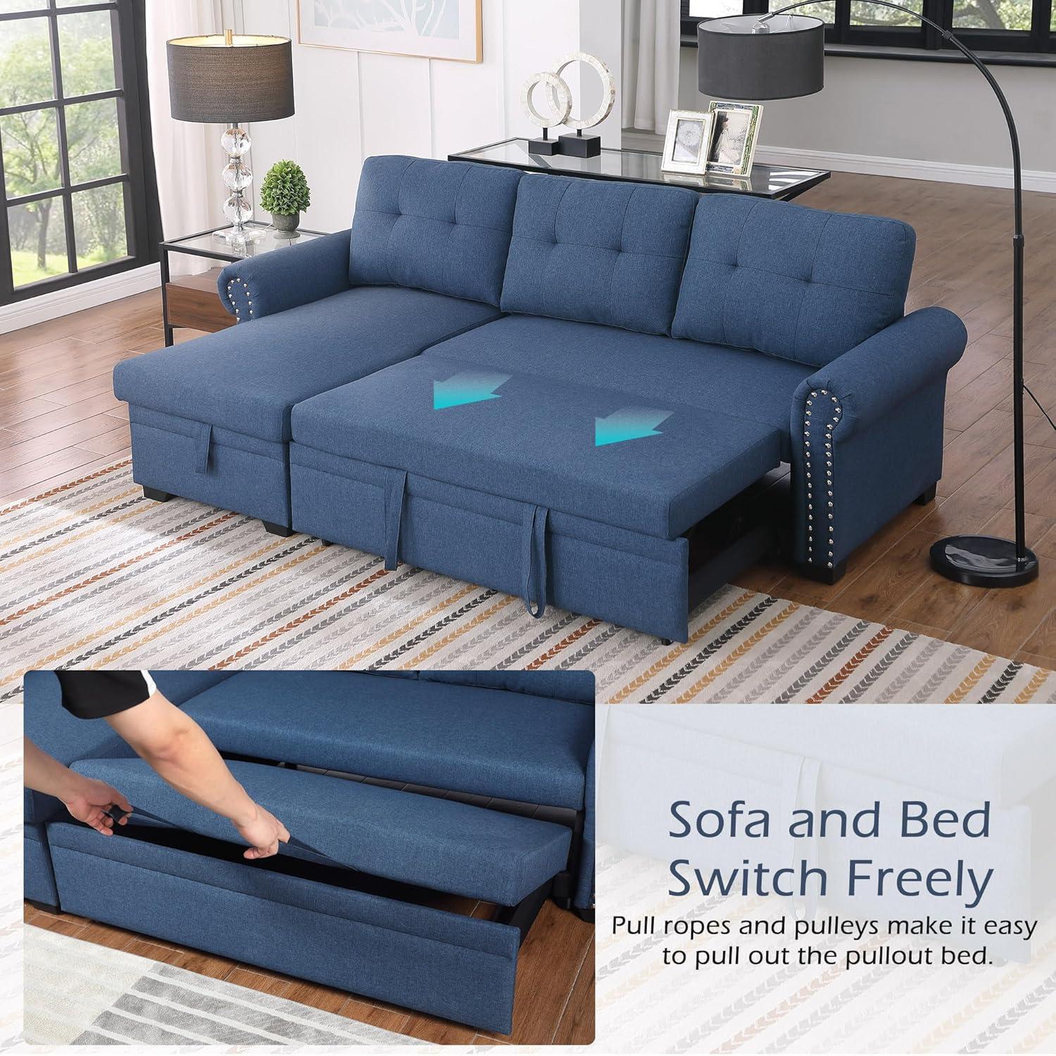 How ‍We Loved the BEEY L-Shaped Couch with Storage ⁣& Bed