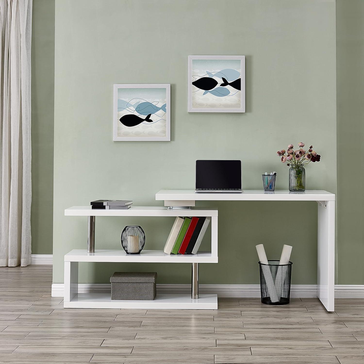 exploring Our Multifunctional Modern White Desk: Versatile⁢ & Sleek