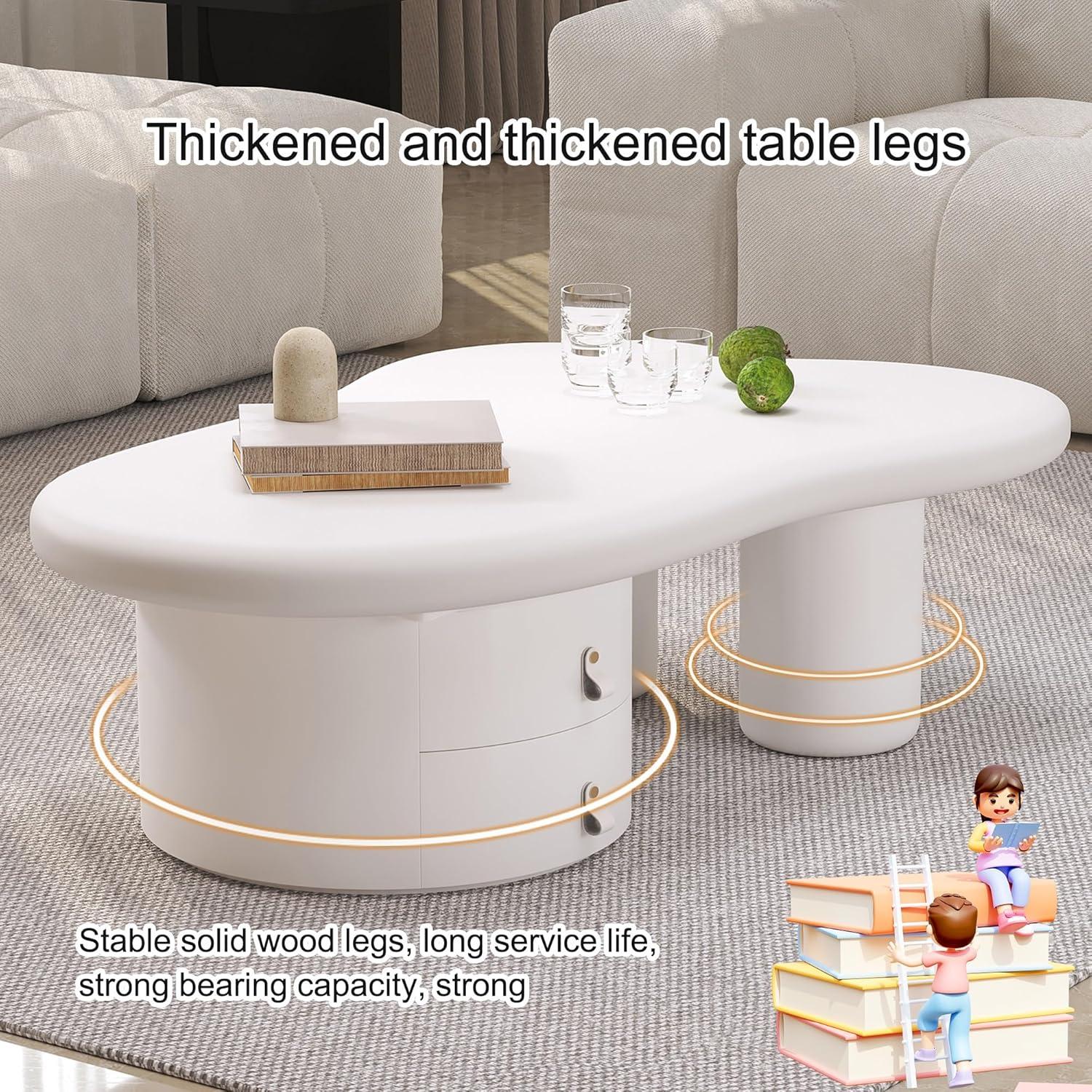 Why We Love the GJAGXQ Cloud Coffee Table's Unique Design