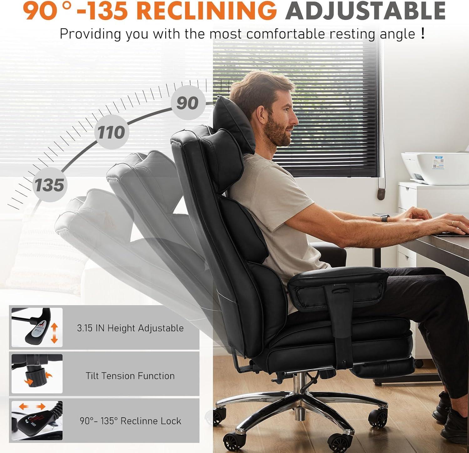 experiencing Comfort‌ Together: Sweetcrispy Big & Tall Office Chair Review