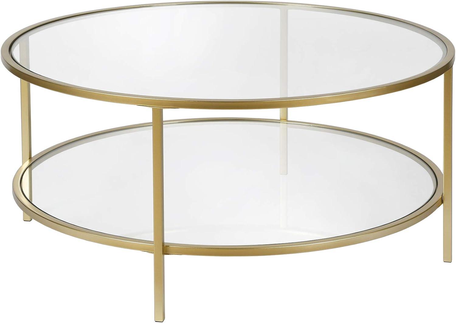 Why We⁤ Love the Henn&Hart Brass Coffee & Side Table Duo