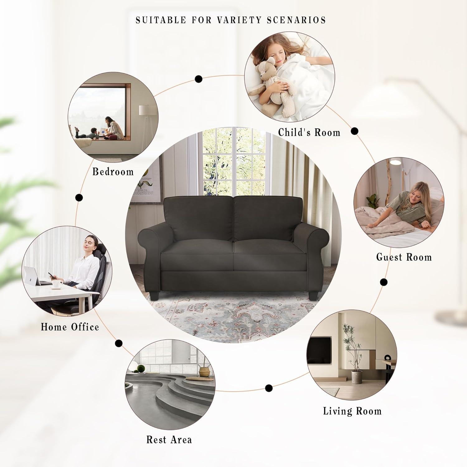 Our Take on the KYLE & KAY Modern 2-Seater sofa: Style ⁢Meets Comfort