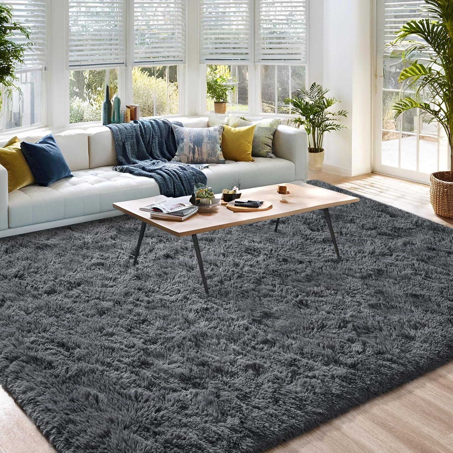 Our Honest Take on the DweIke Plush Dark ‌Grey Rug for⁢ Kids' Rooms