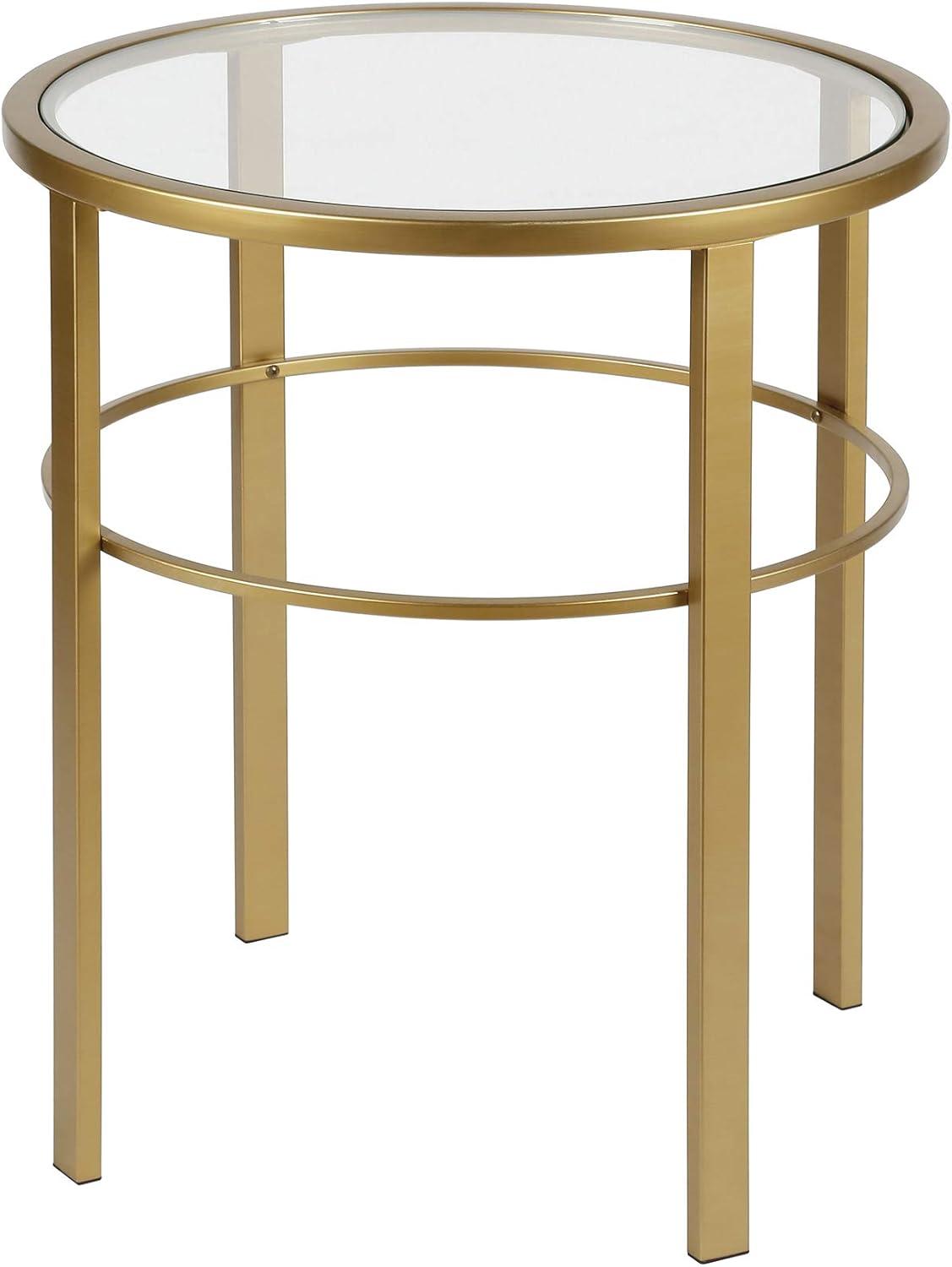 Why We Love the Henn&Hart Brass Coffee & Side Table duo