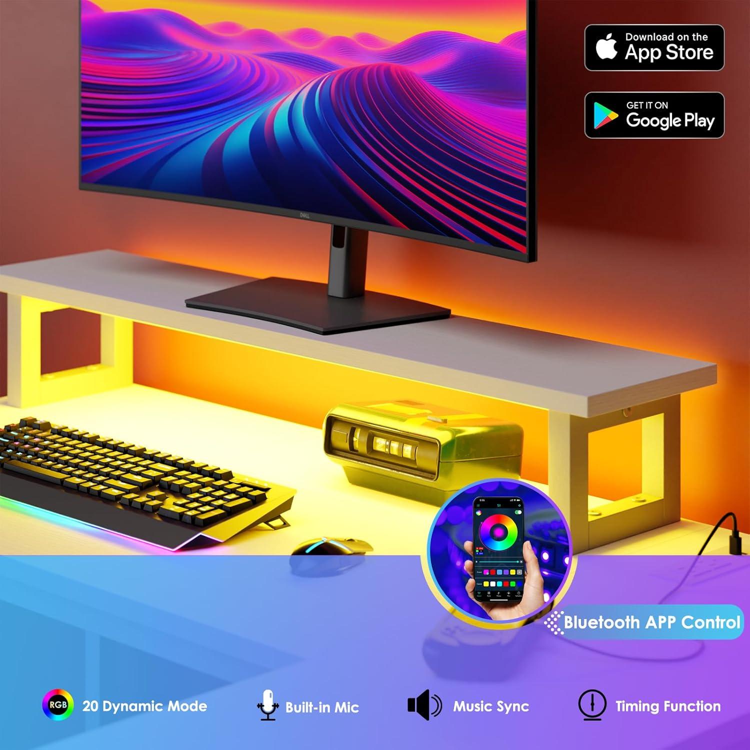 Our Honest Take on the Fixwal L-Shaped Gaming Desk with LED & Outlets