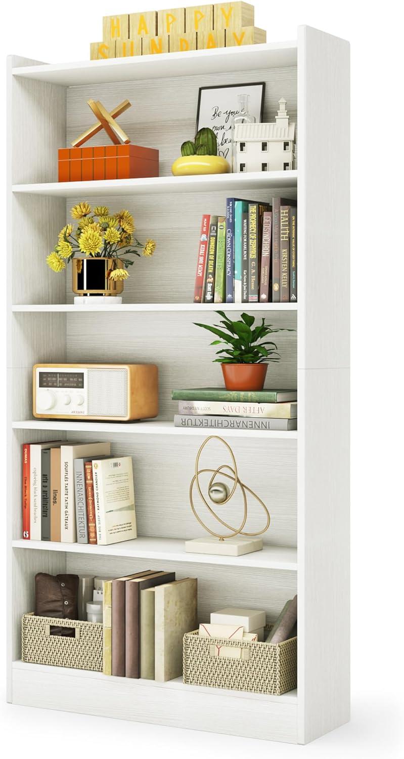 How We organized Our ‌space with Tribesigns' Sturdy 6-Tier Bookcase