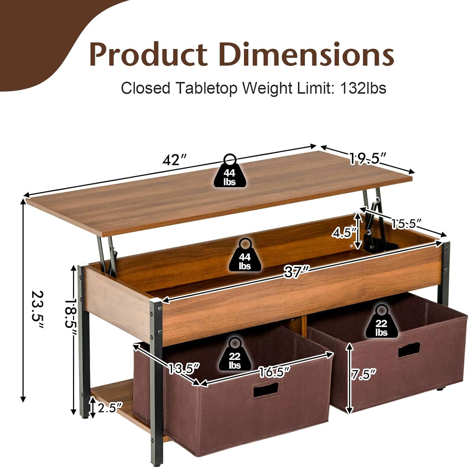 Why We Appreciate‍ the Tangkula Lift Top Coffee Table's‍ Smart Design