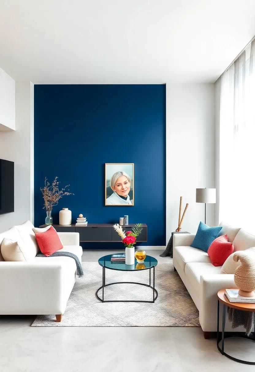 A bold navy​ blue <a href=
